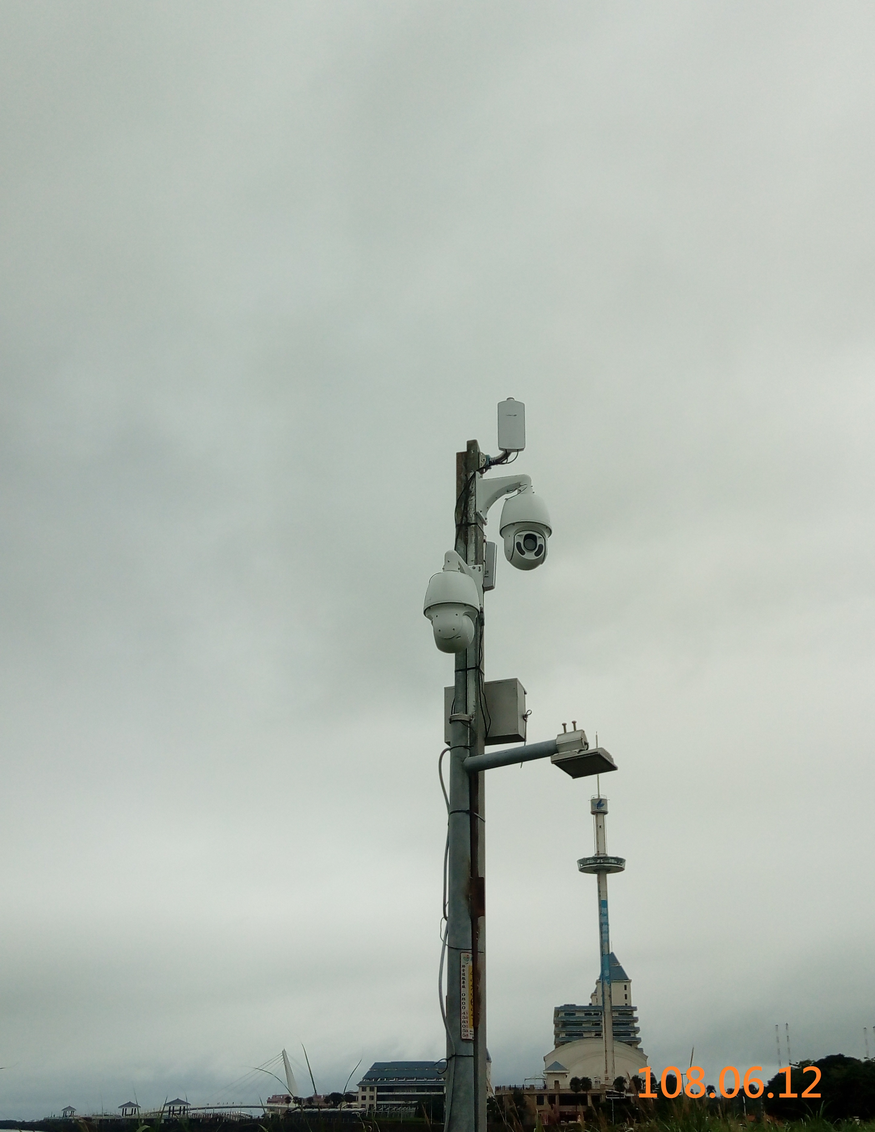 淡水端工區四週監測系統CCTV安設