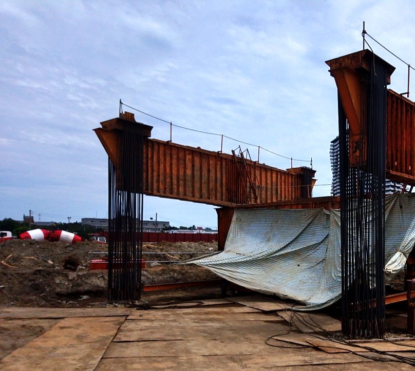 淡水端工區基樁載重試驗