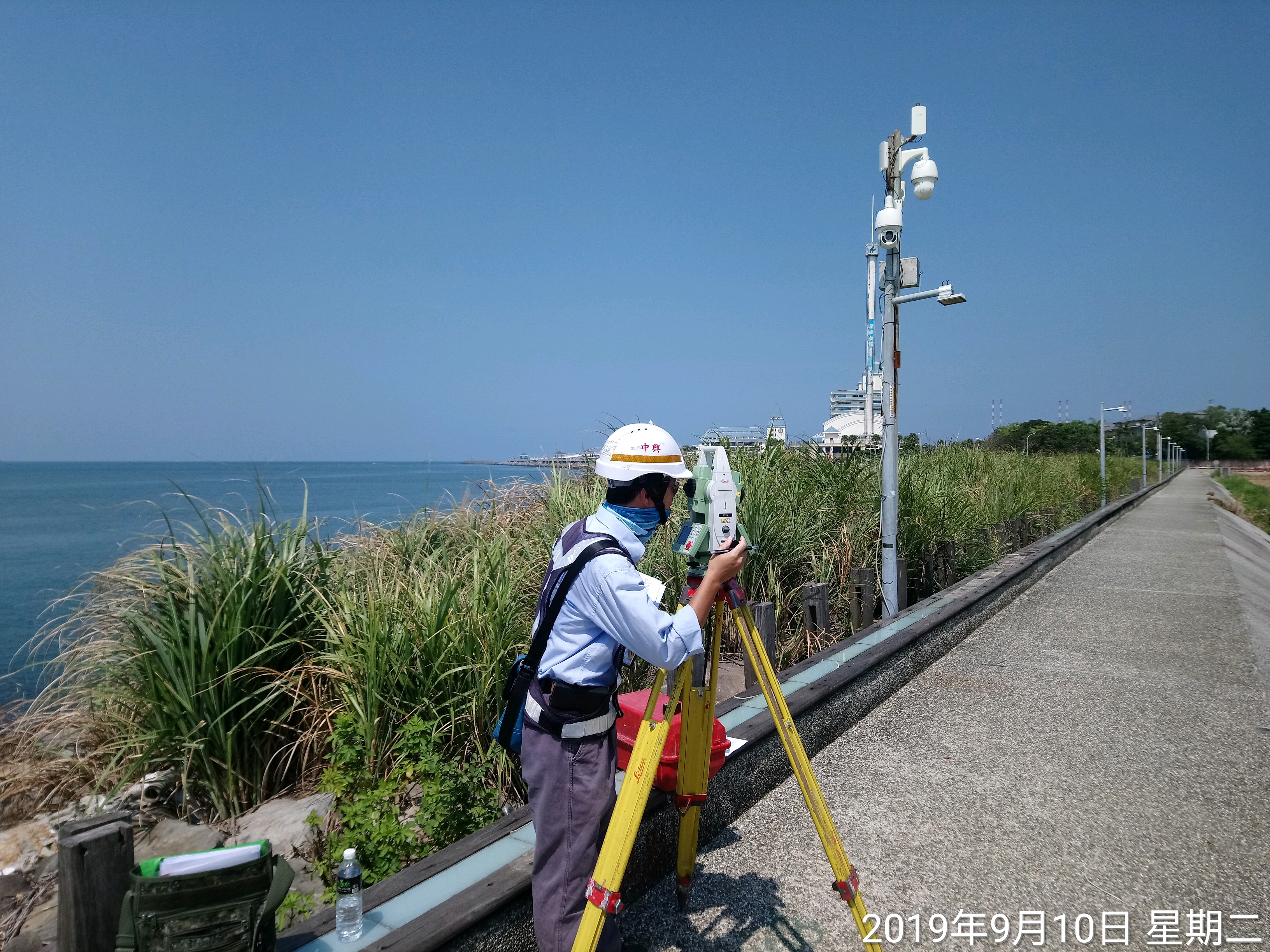 淡水端陸上段基礎基樁位置檢測查驗