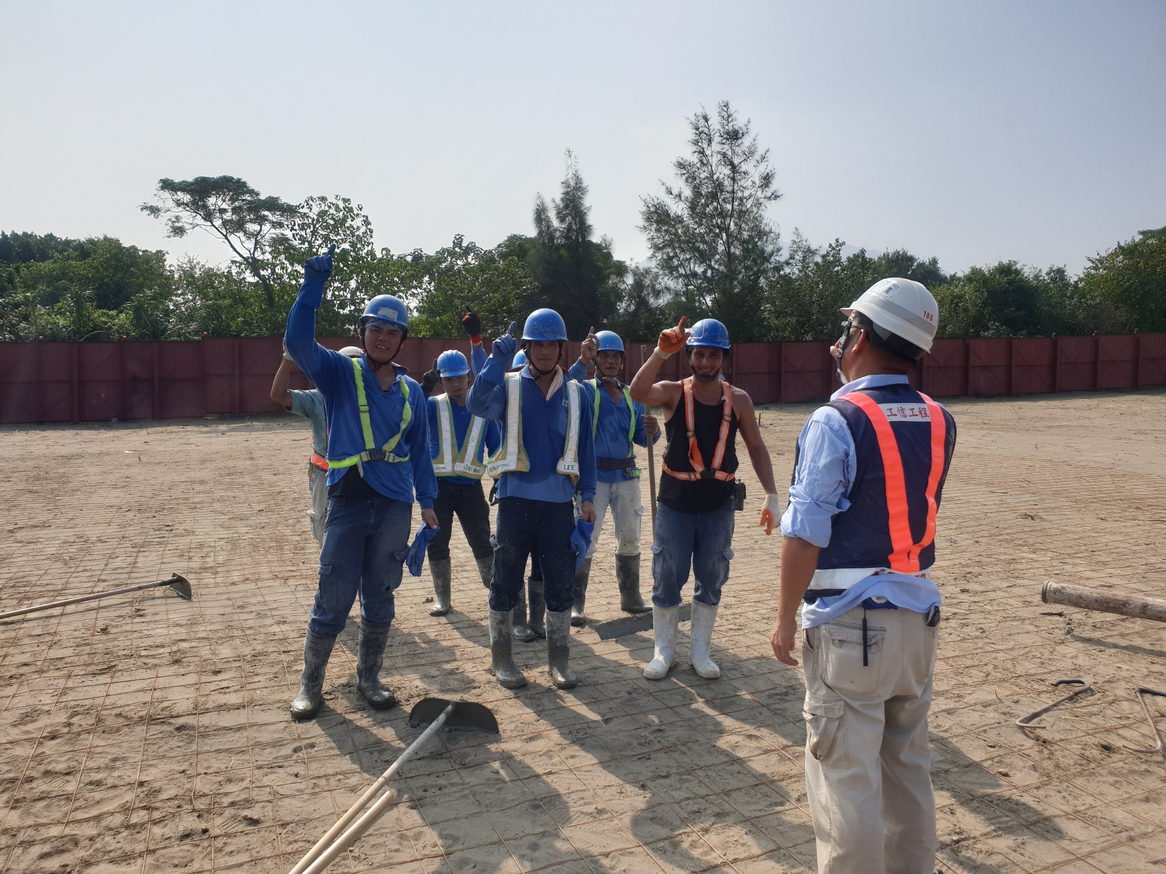 八里端鋼筋班上工前工程師勤前教育