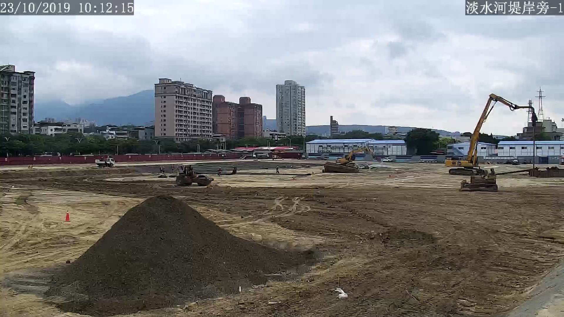 淡水瑞工區回填壓實