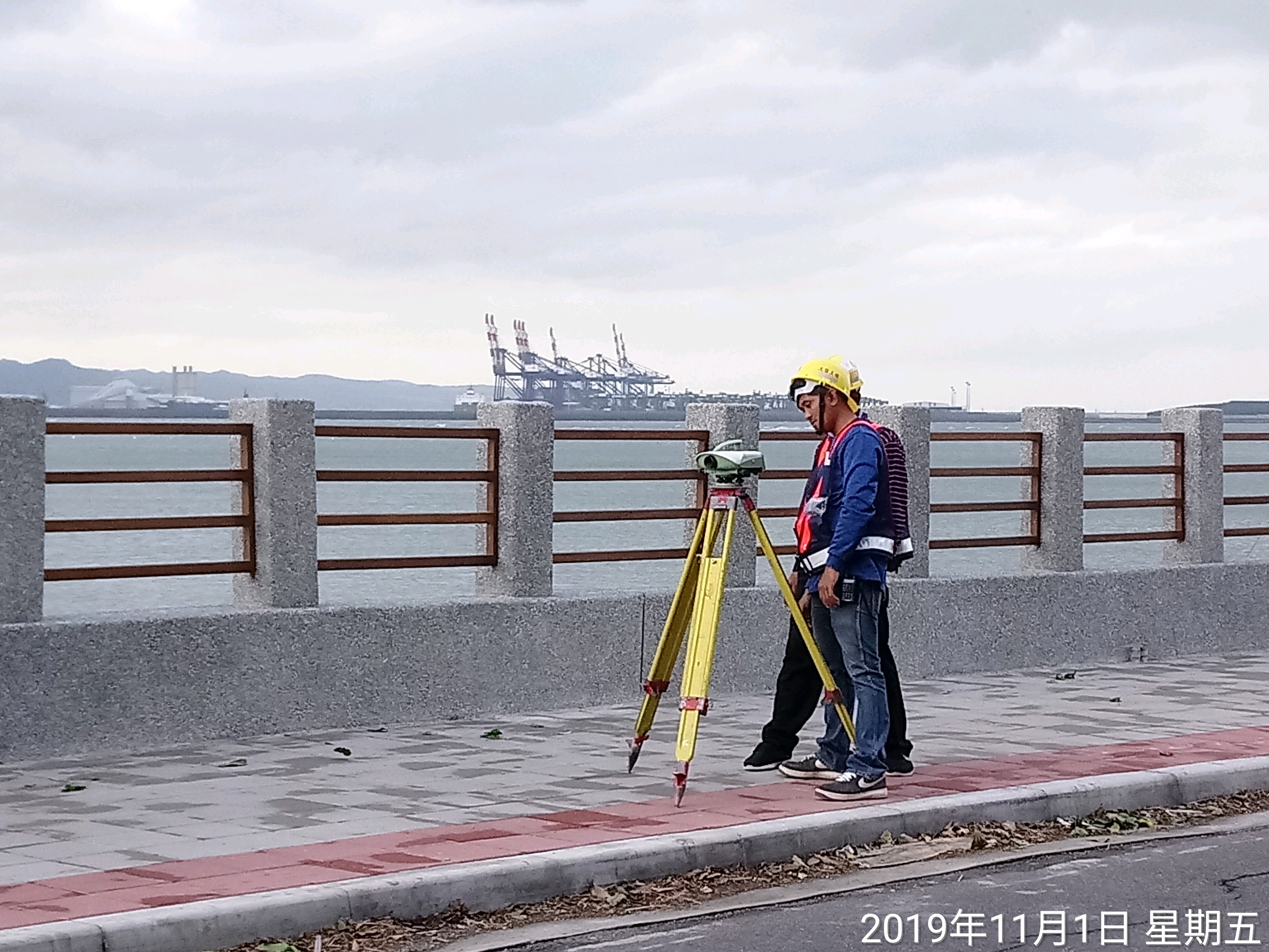 淡水端工區導線測量