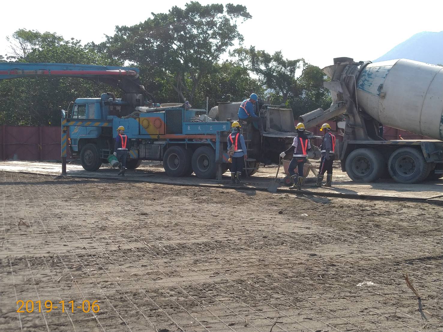 八里端P16地坪RC舖面施工