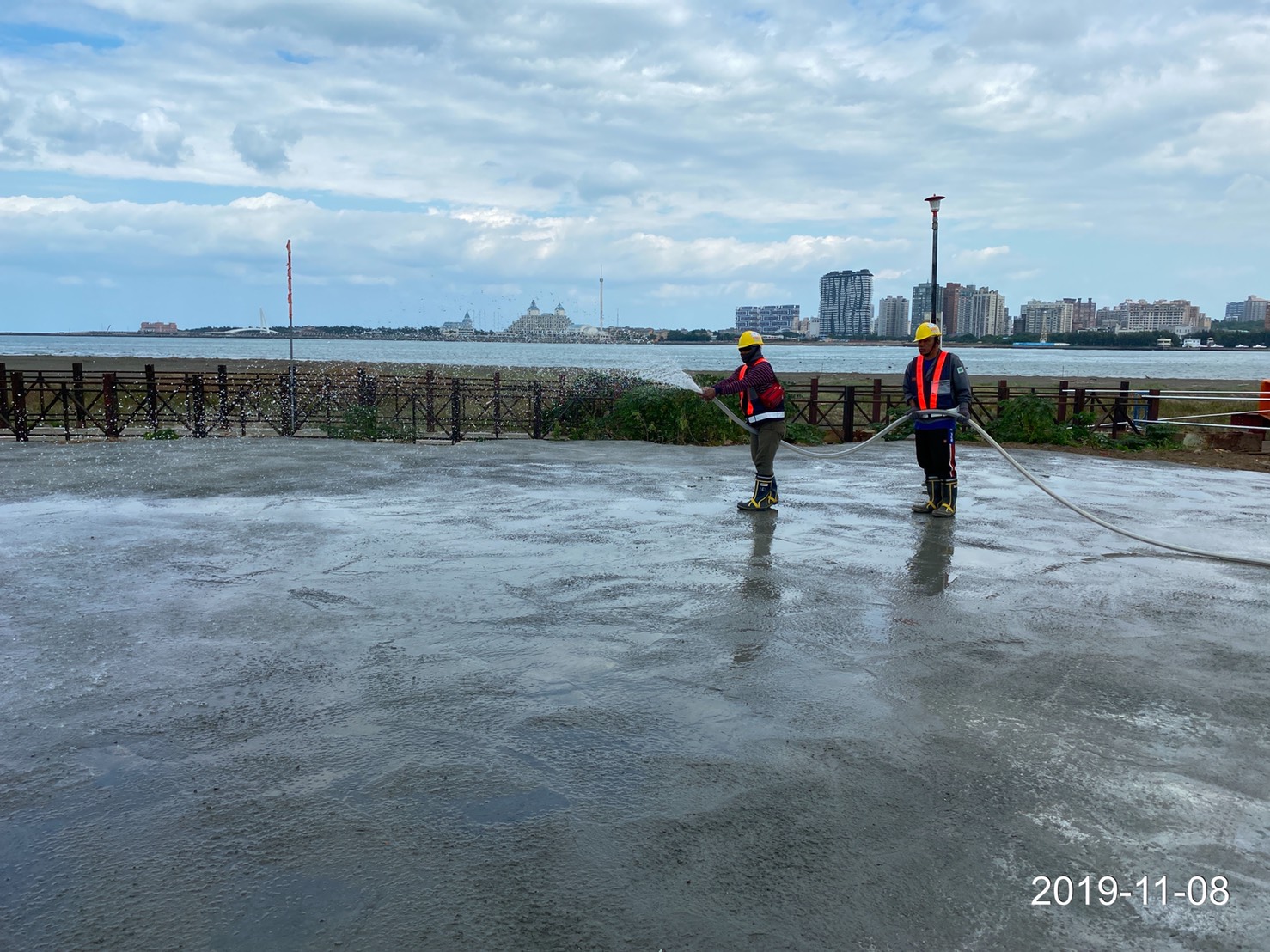 八里端P16地坪RC灑水養護