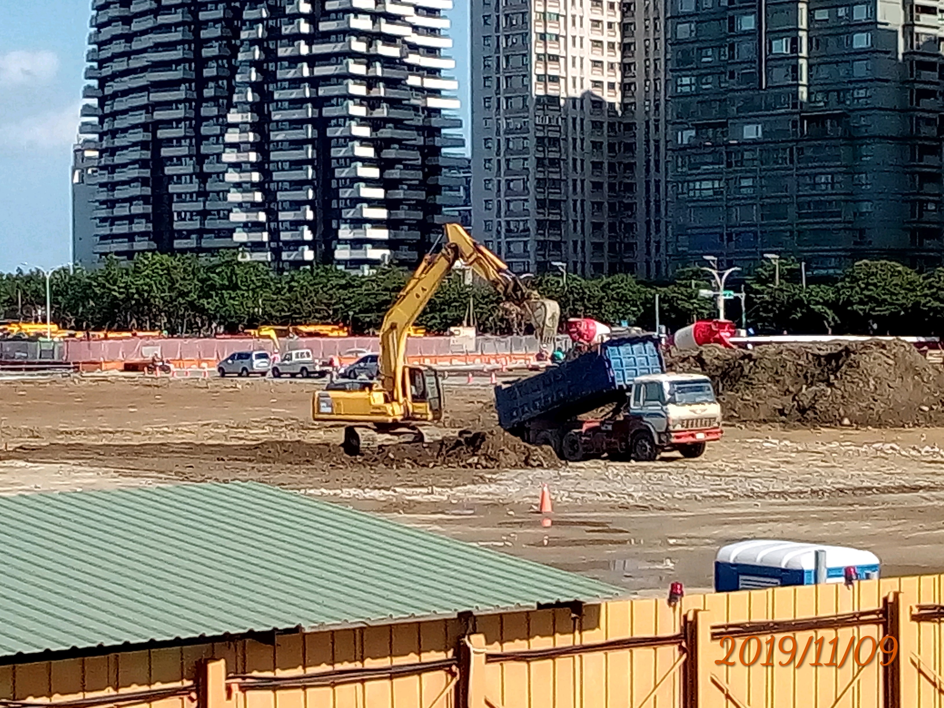 淡水端基礎版開挖