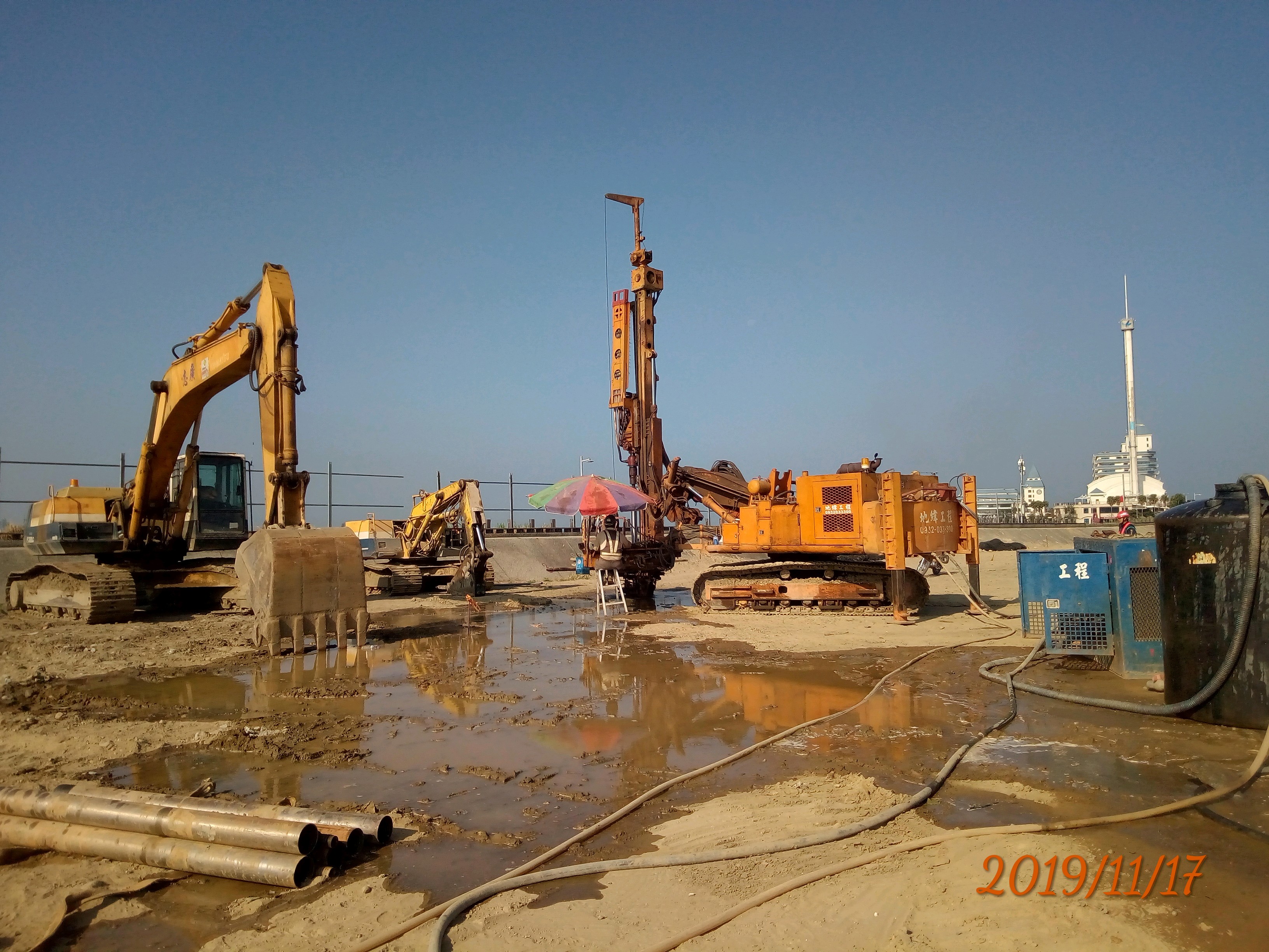 水位觀測井施作