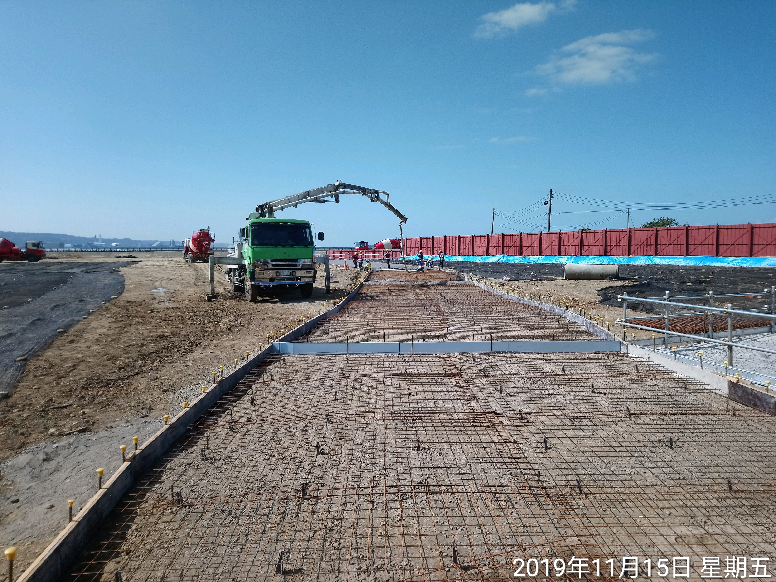 施工便道RC澆置