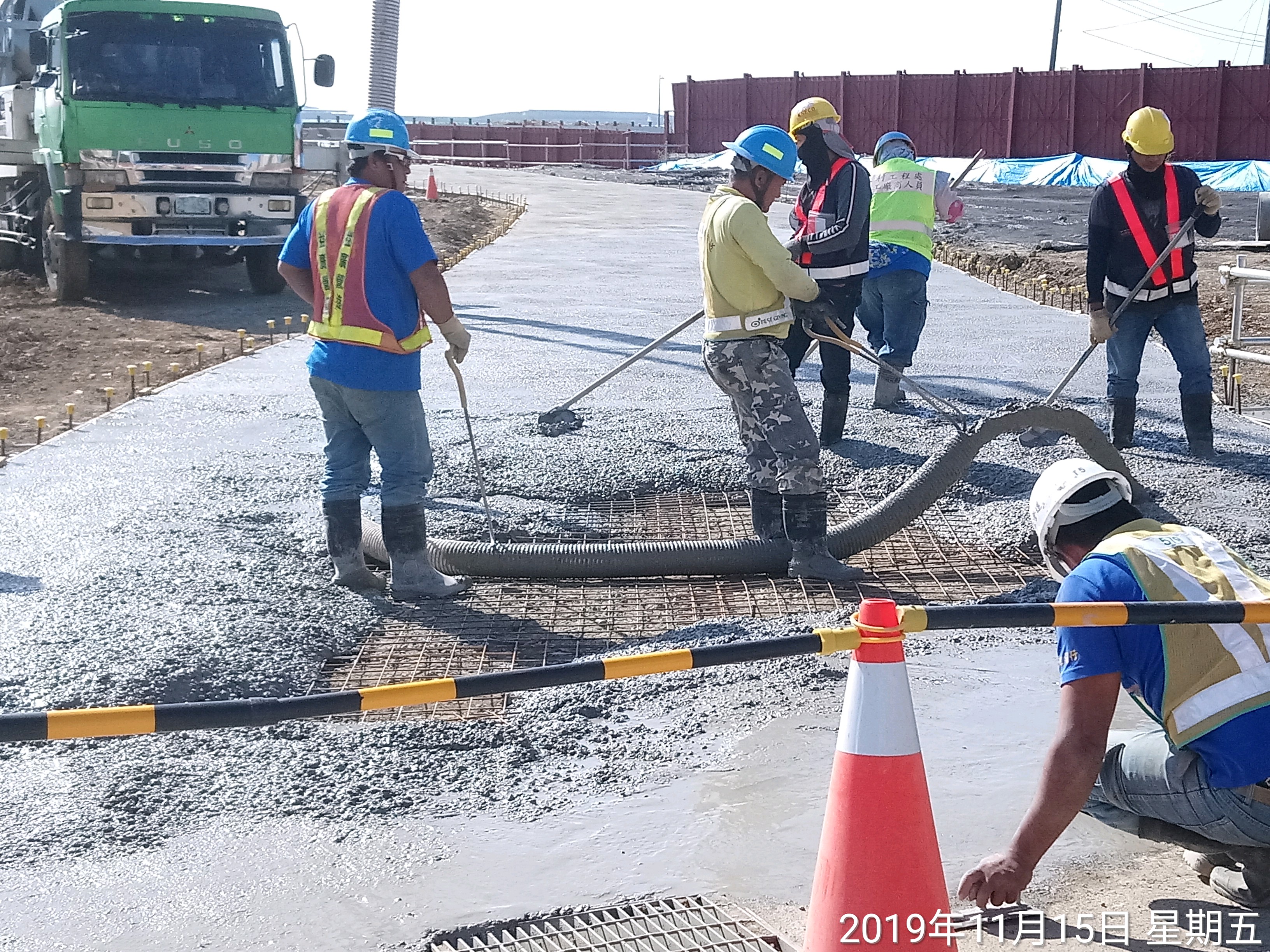 施工便道RC澆置