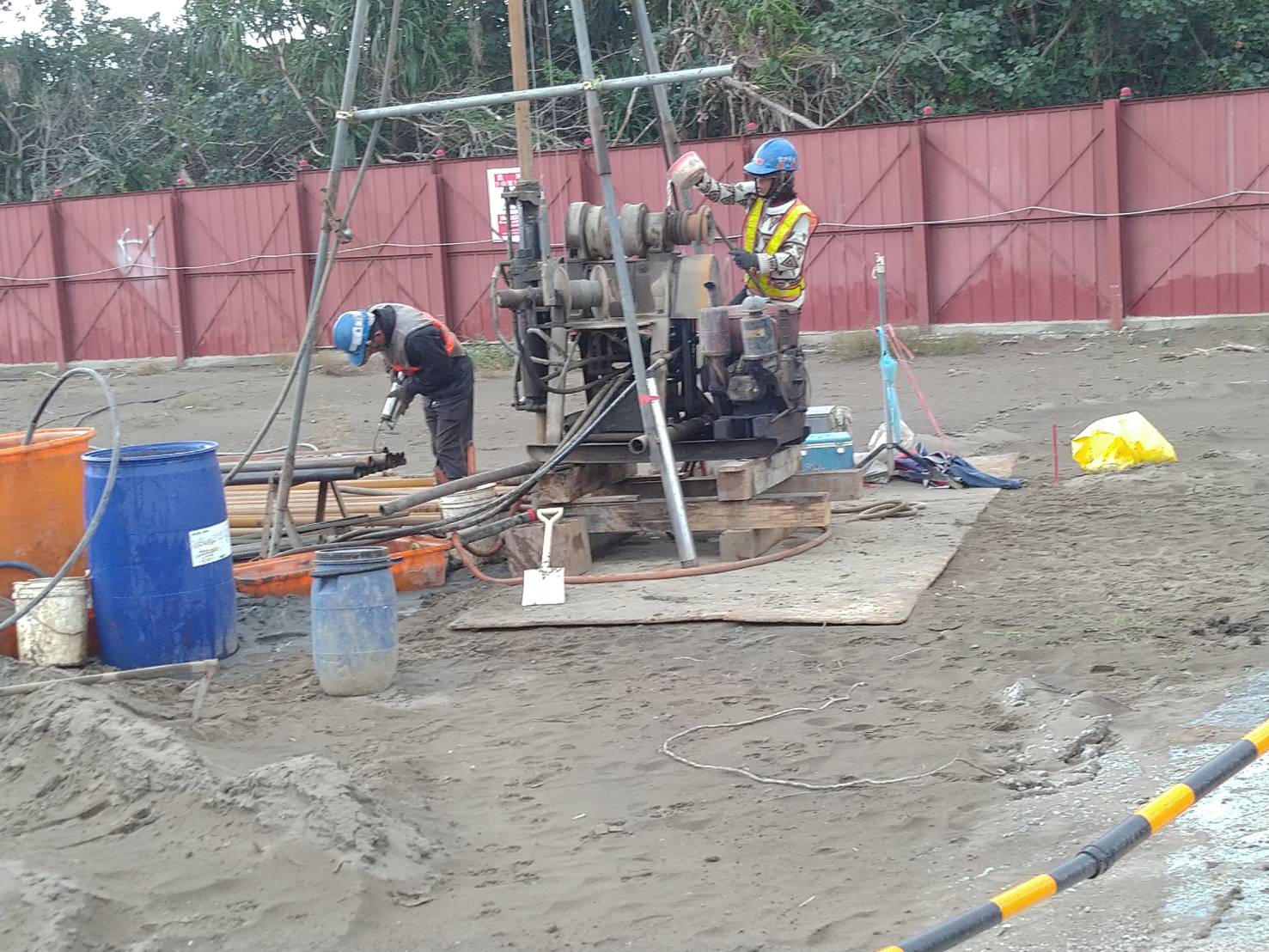 八里端補充地質鑽探