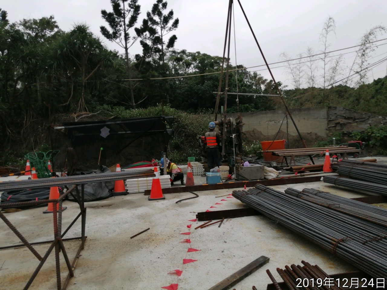 八里端地質鑽探