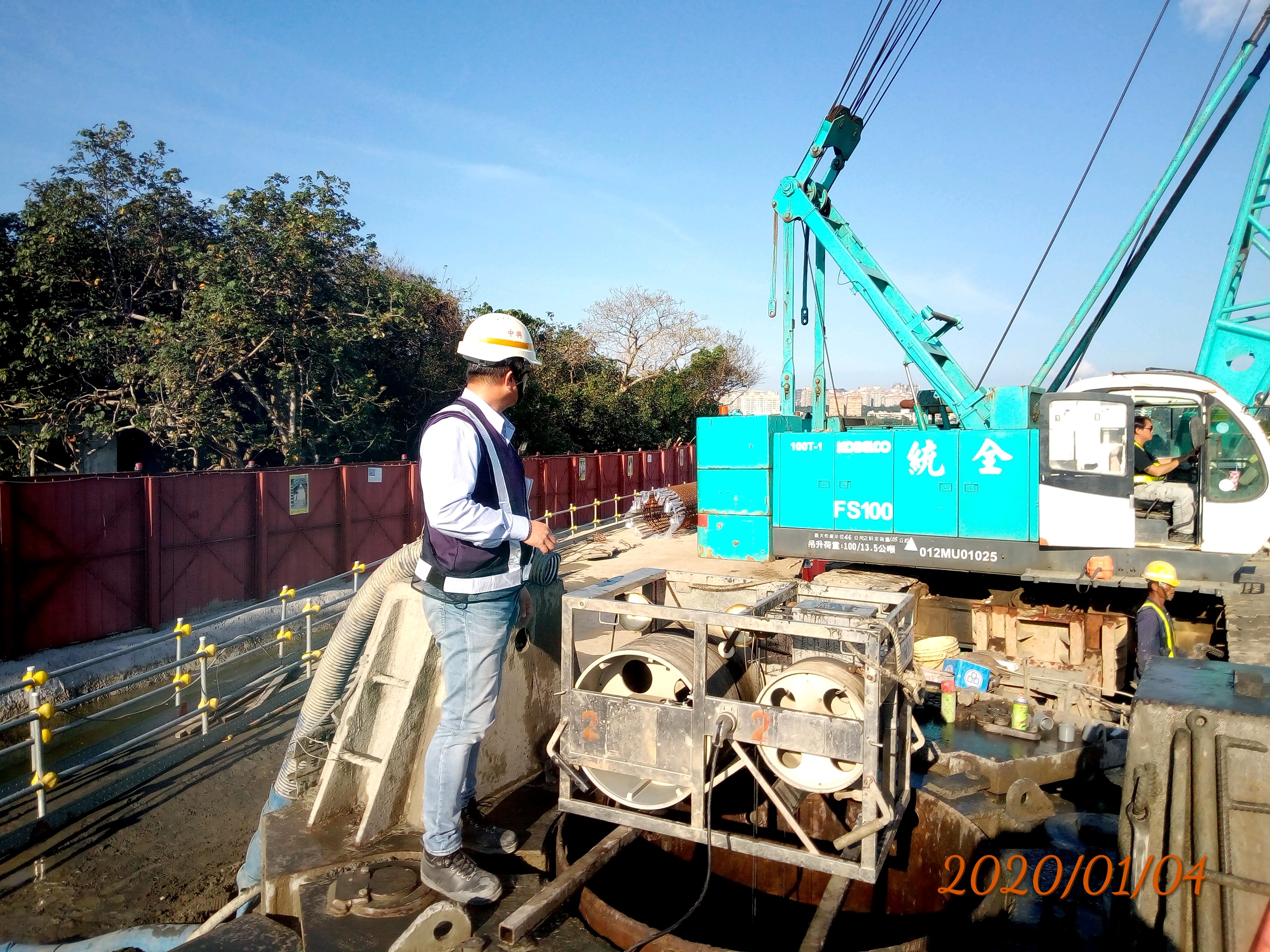 八里端基樁工程超音波檢測