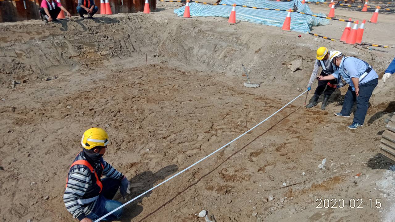 橋墩基礎樣品底查驗