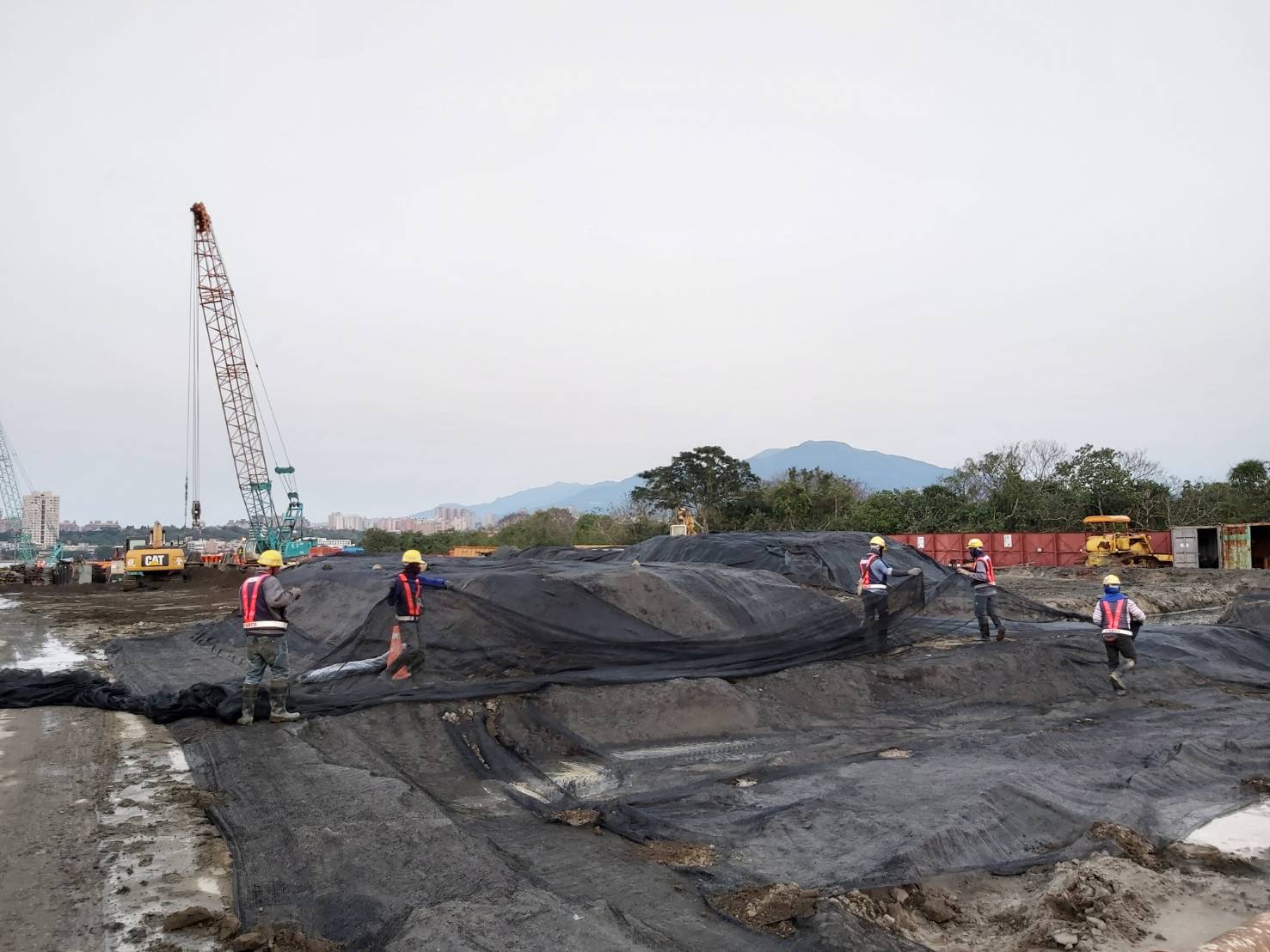 八里端工地覆蓋防塵網