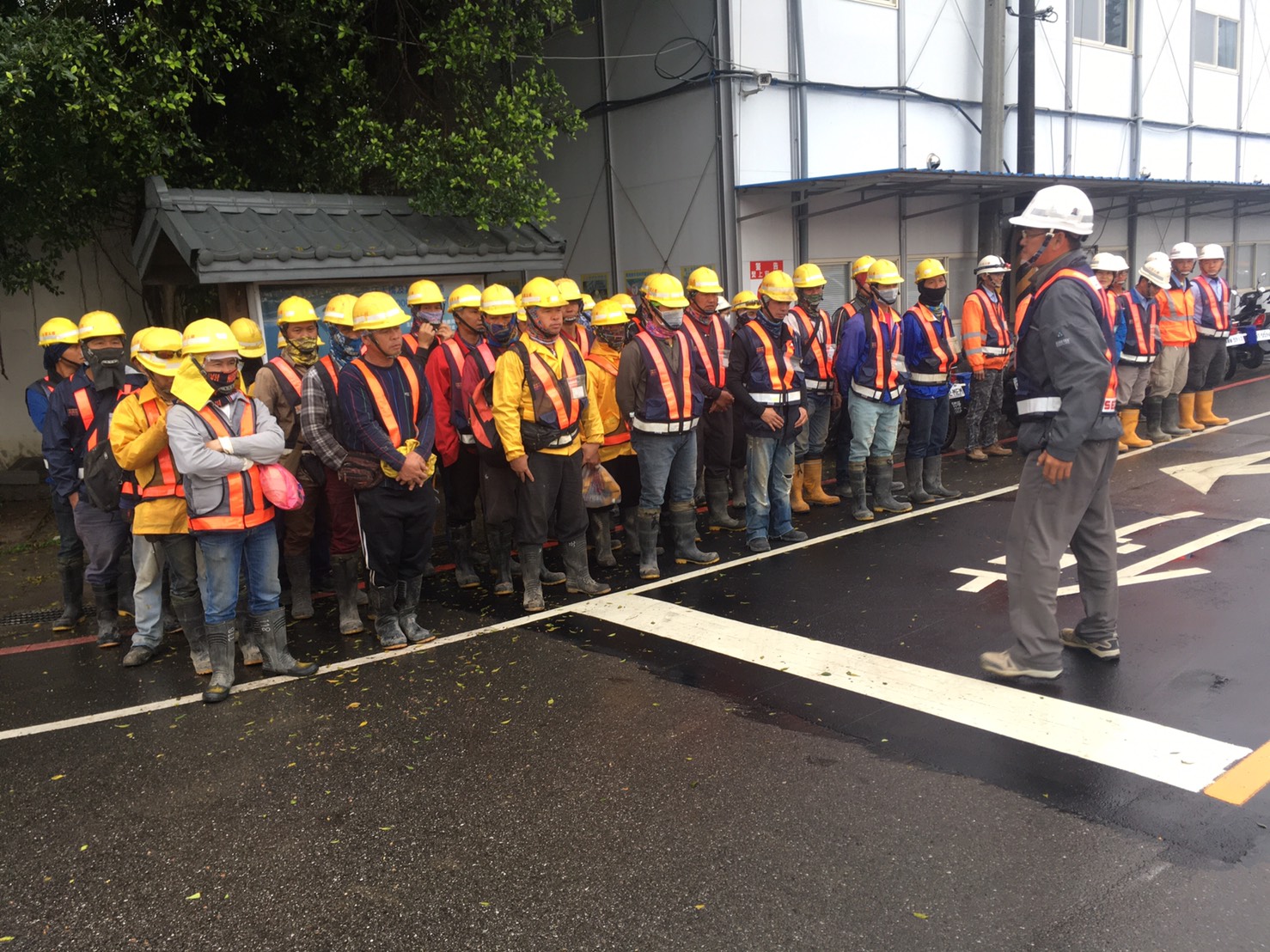 淡水端工班上工前工程師勤前教育