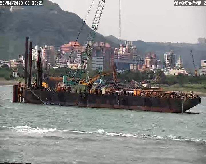 河中段P130之鋼管樁套管打設