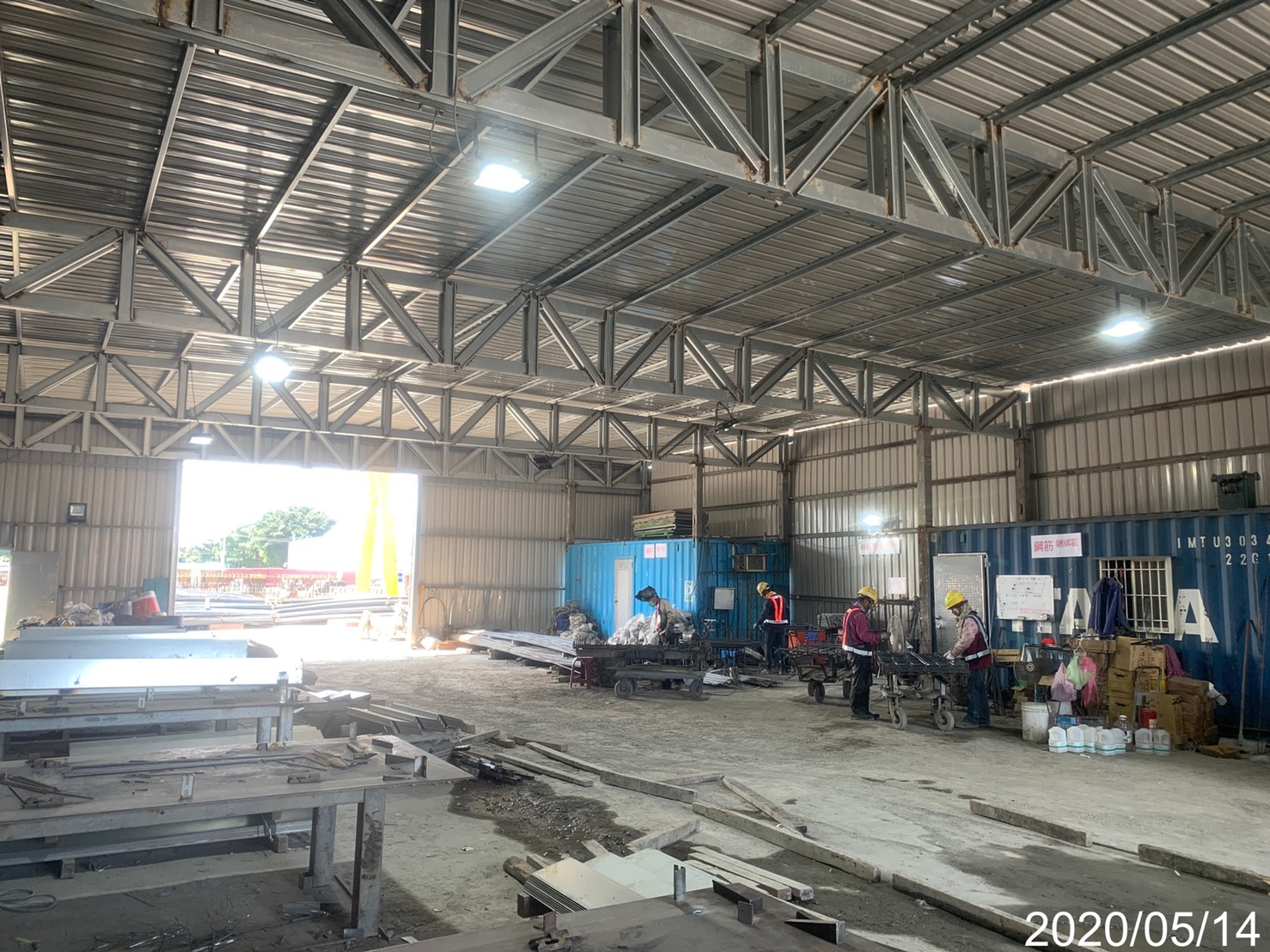 淡水端混凝土複合式覆蓋板鋼筋綁紮