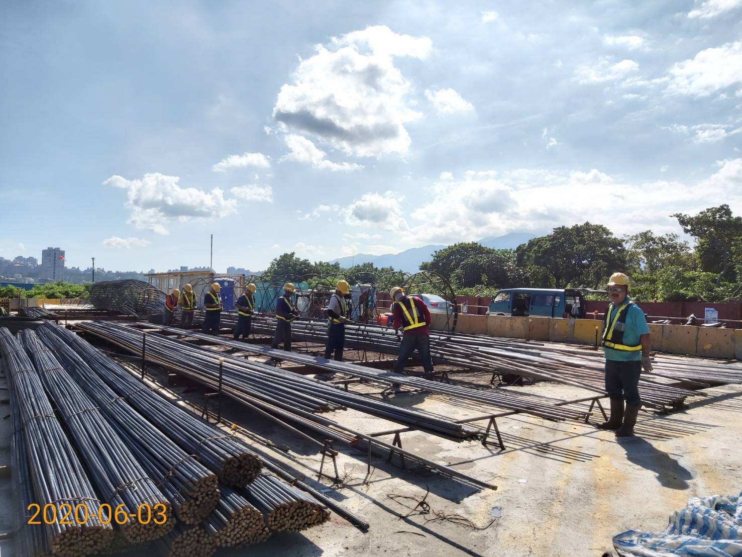 八里端基樁鋼筋籠製作加工