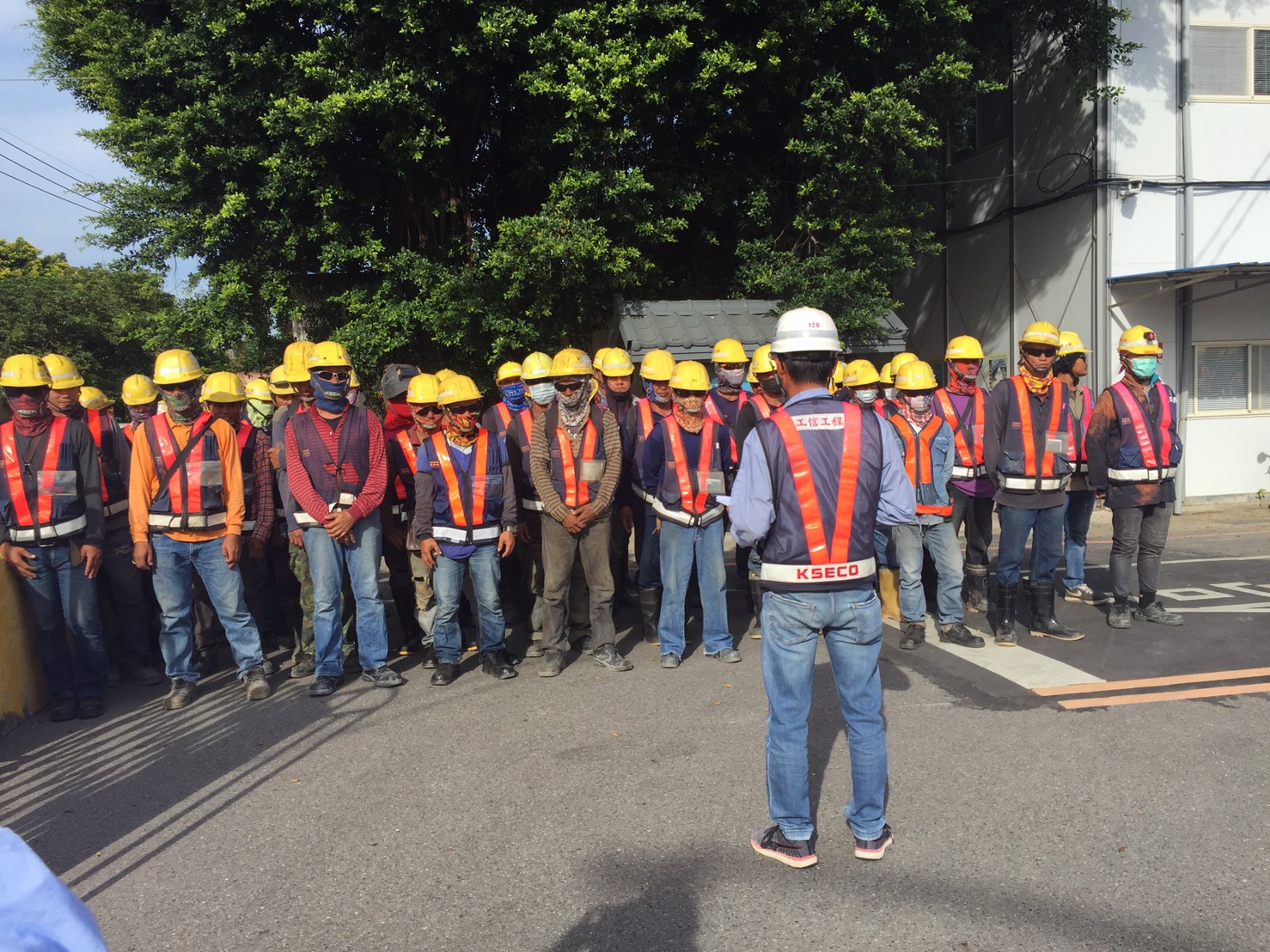 施工人員上工前工程師勤前教育