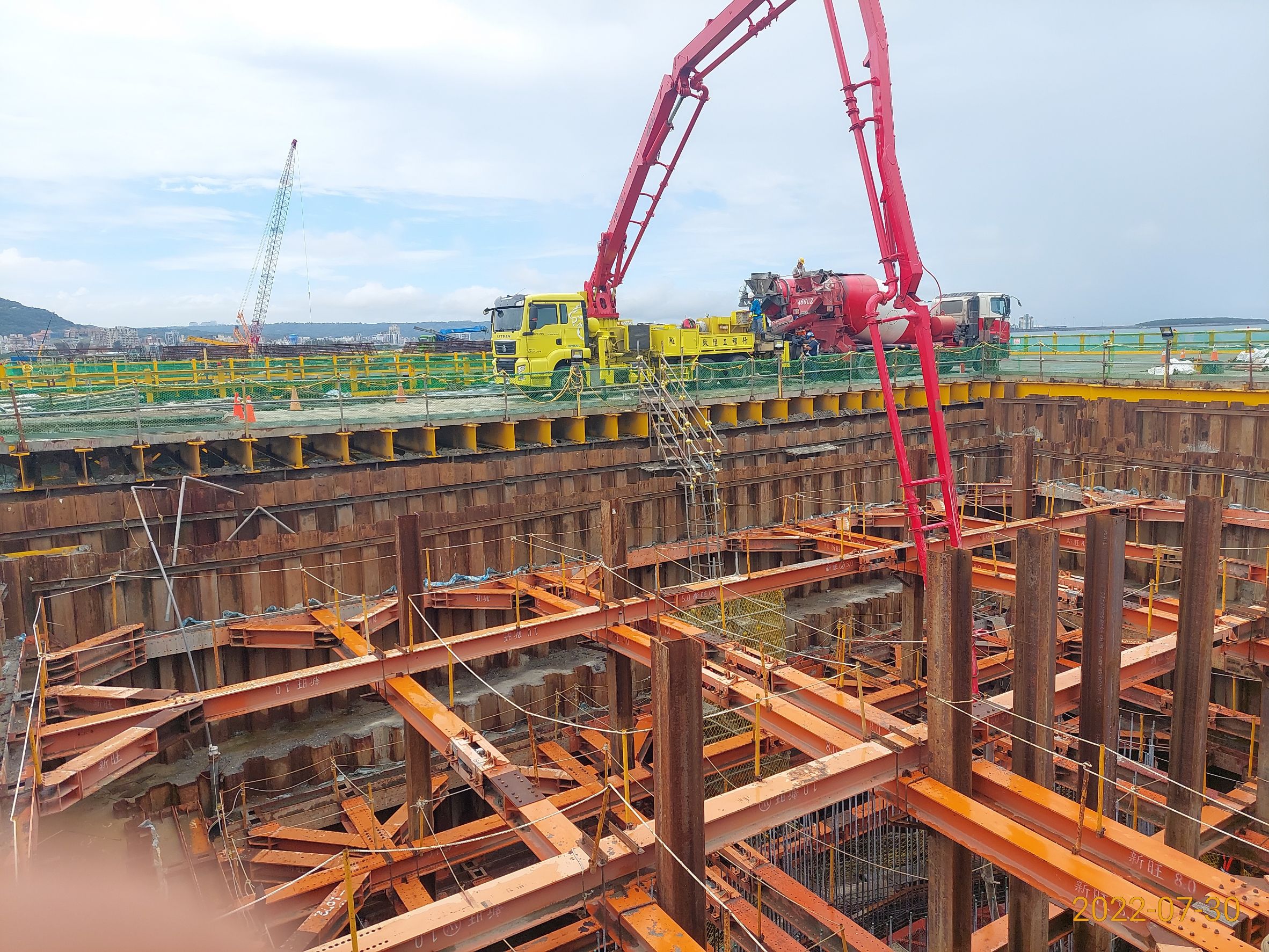 墩柱昇層RC澆置