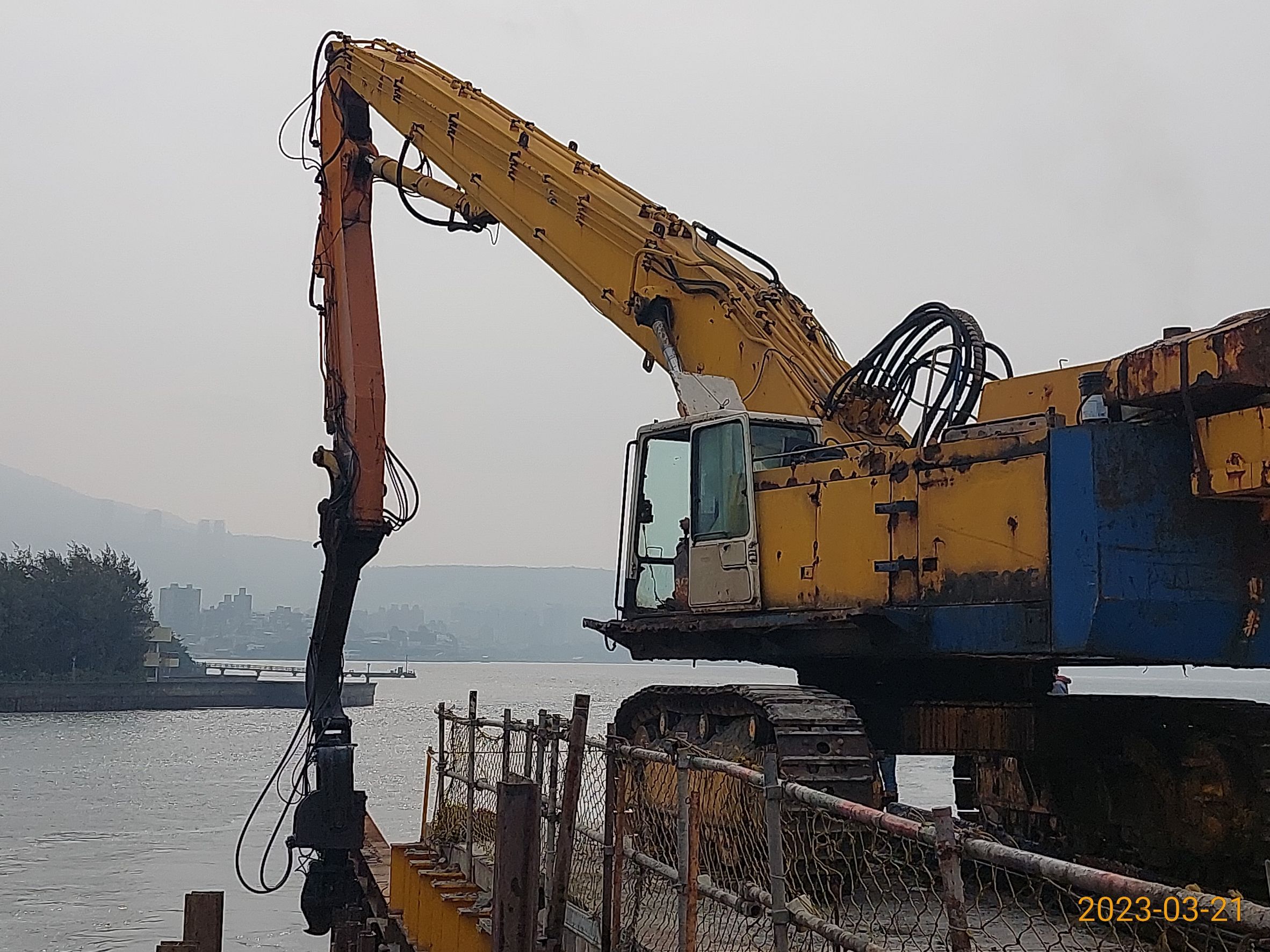 P140施工便橋拆除