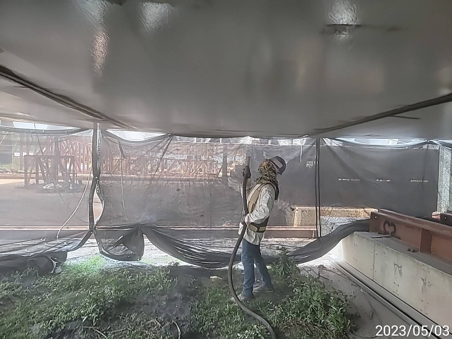 37B節塊噴砂塗裝