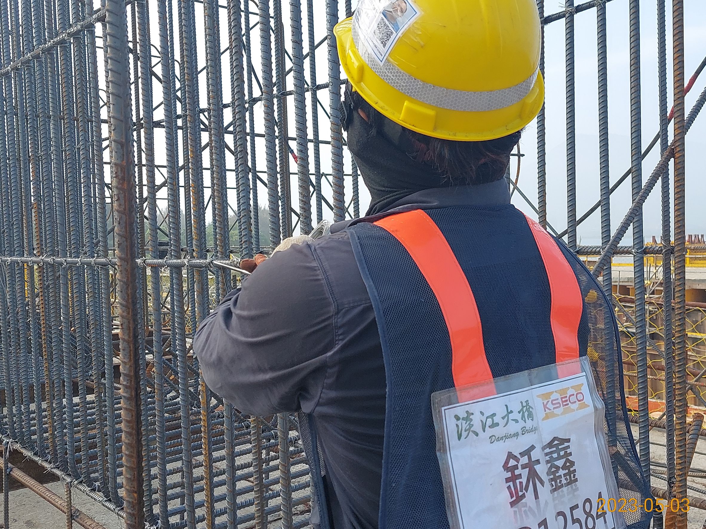 P18NR墩柱樣架施作