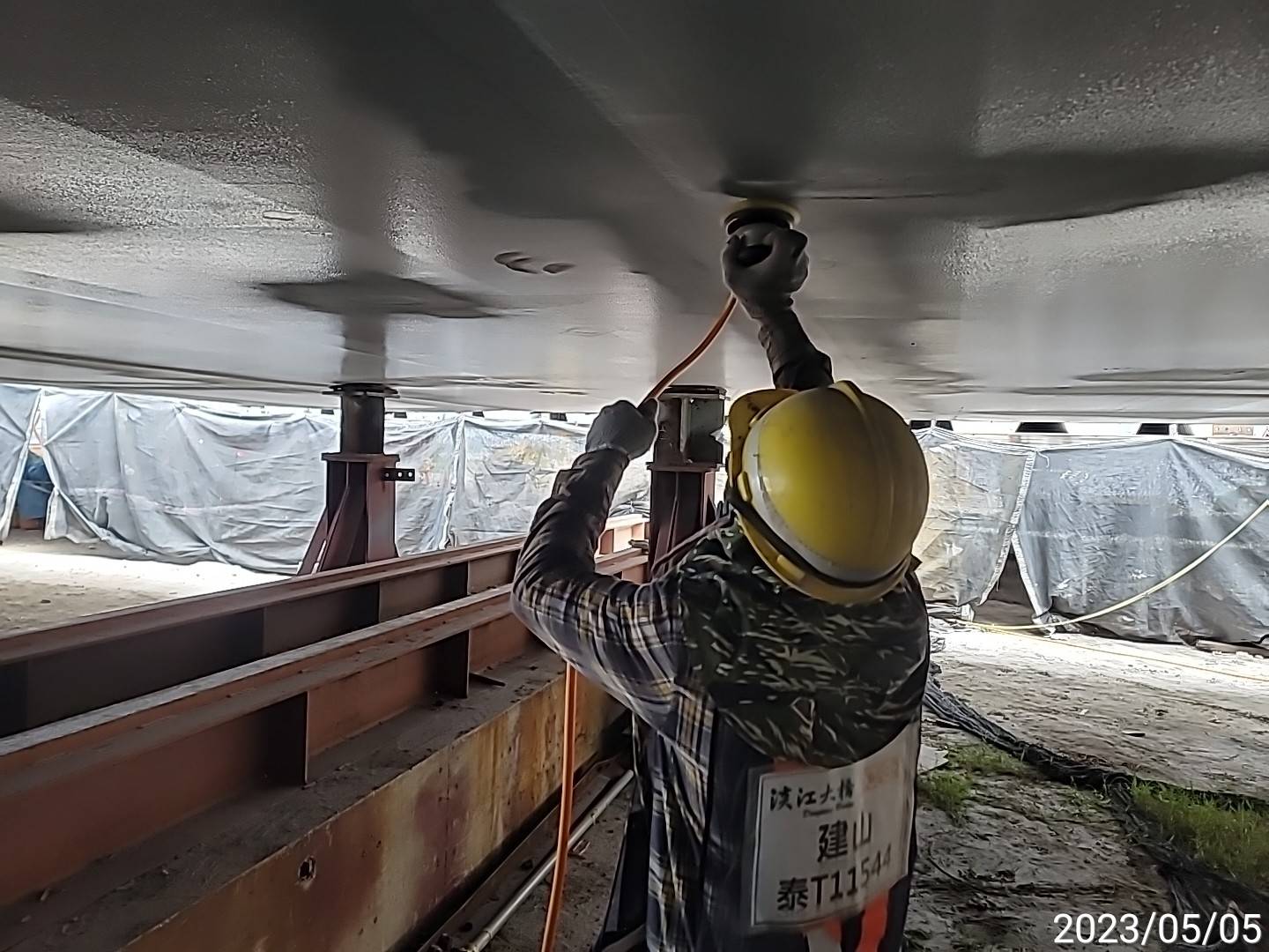 38B節塊銲道研磨