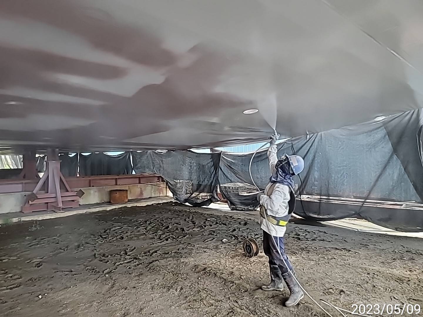 37B節塊銲道塗裝