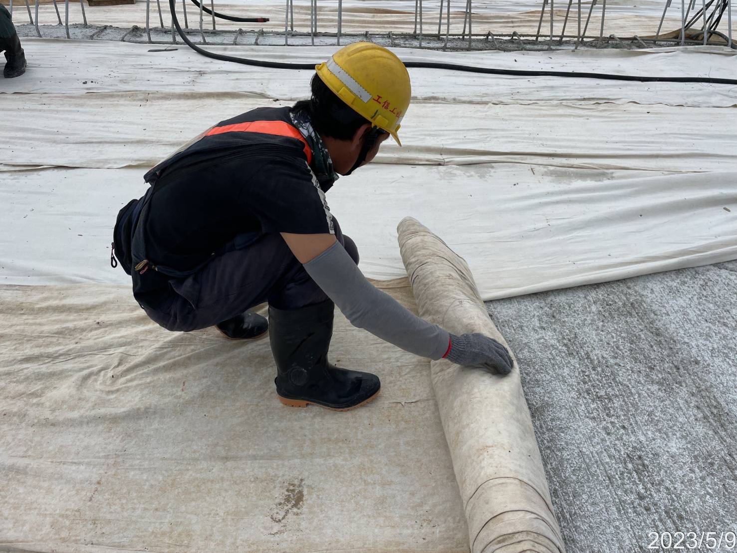 U3N-6場撐段頂版養護