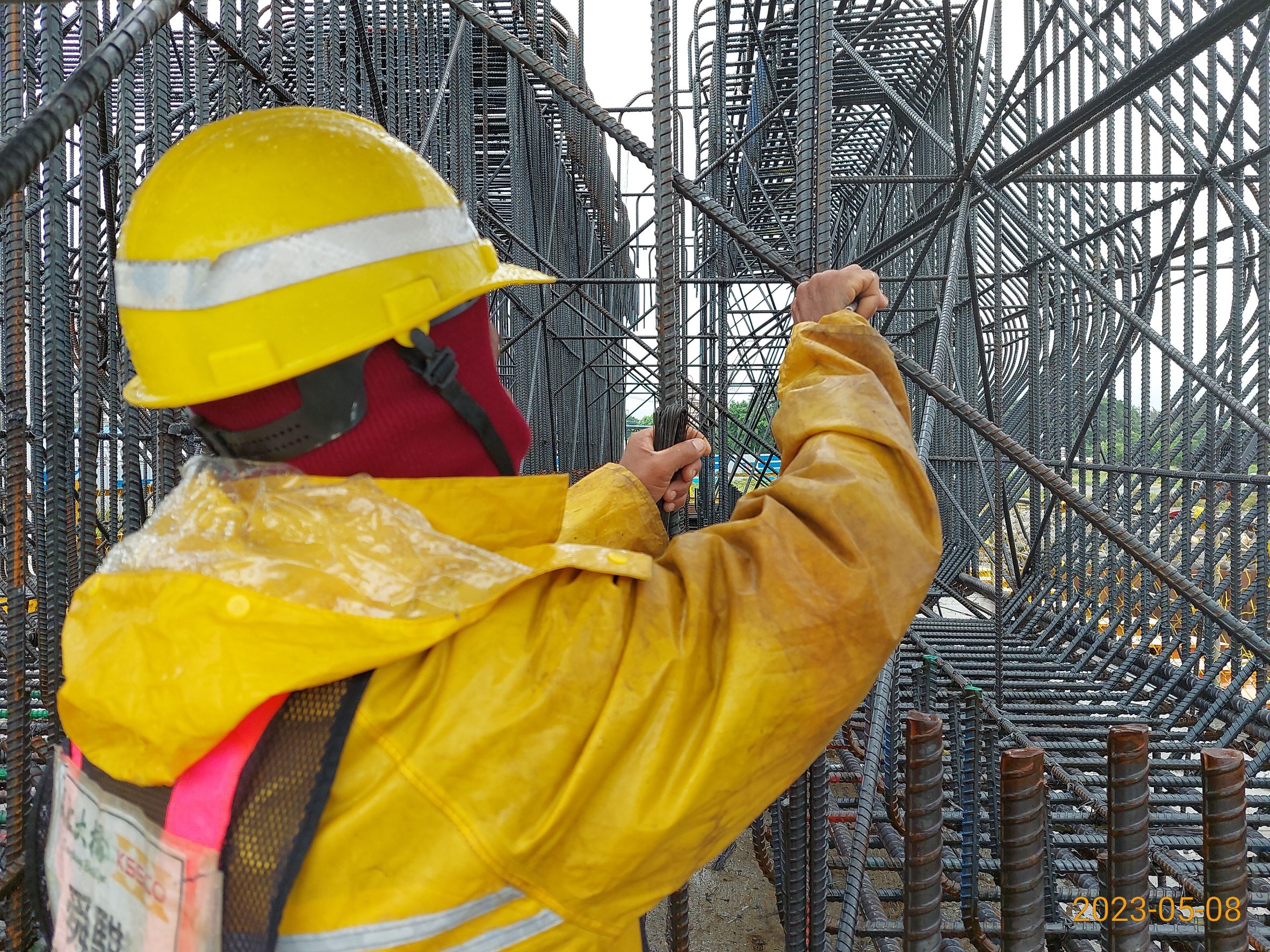 P18NR墩柱樣架施作