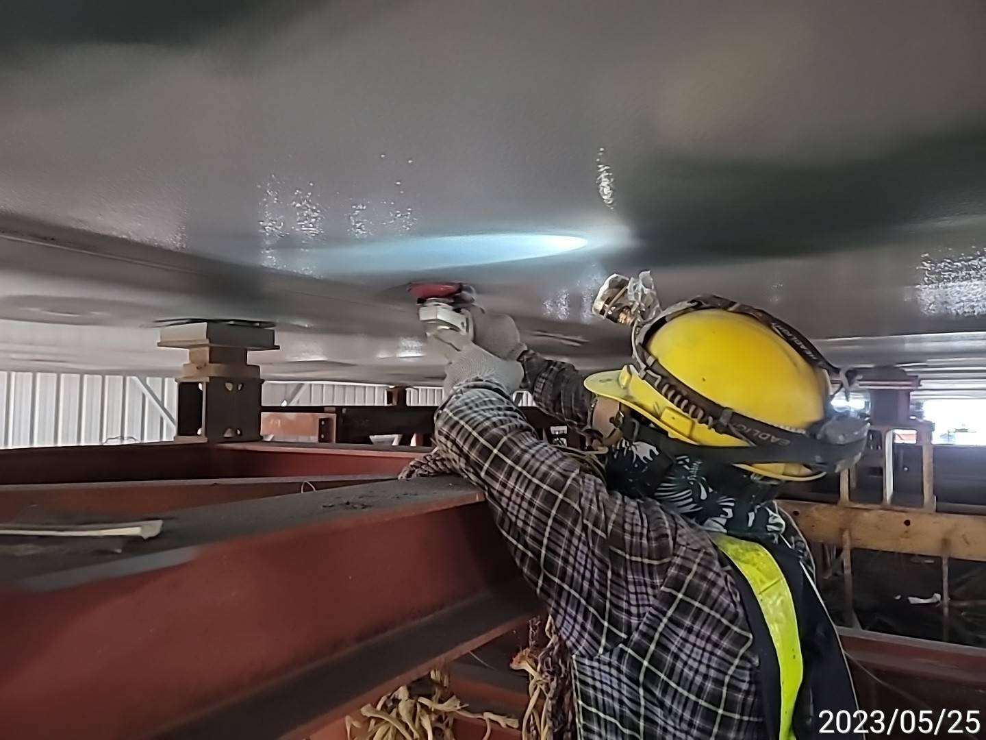 39B節塊銲道研磨