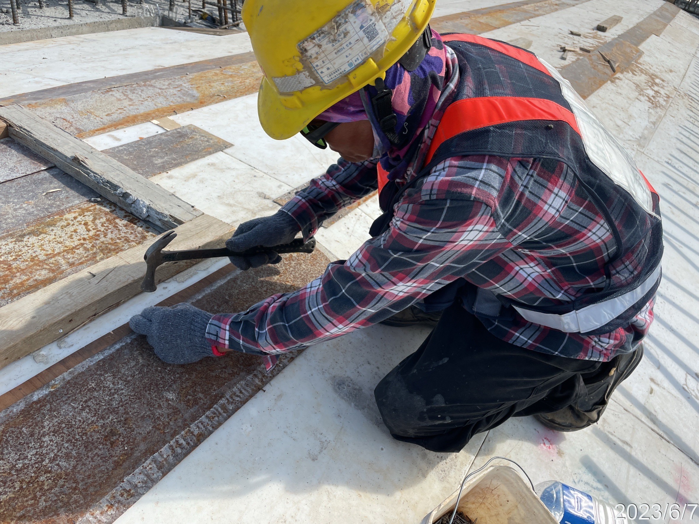 U3S-5場撐段頂版模板組立