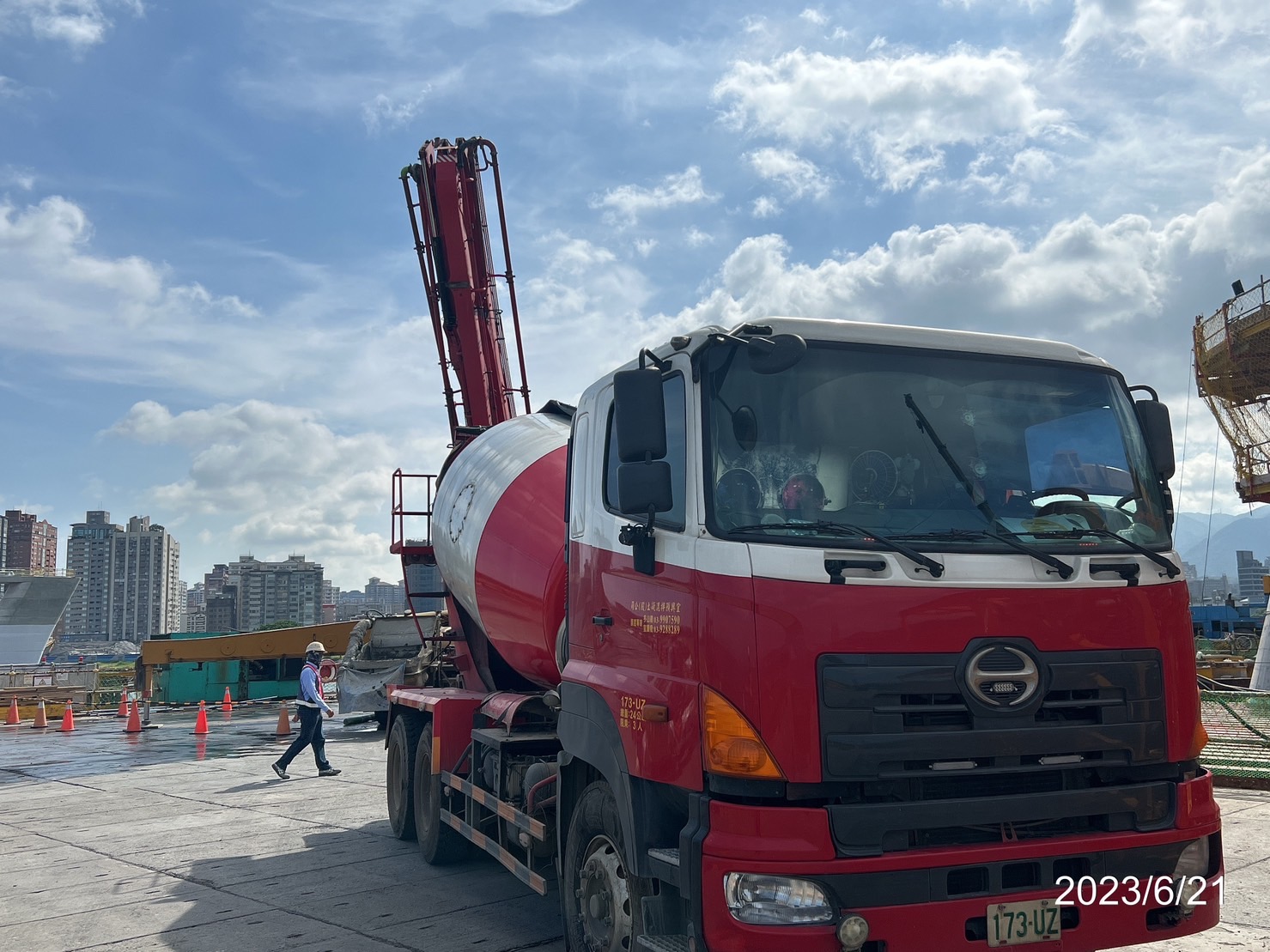 U08T節塊混凝土澆置