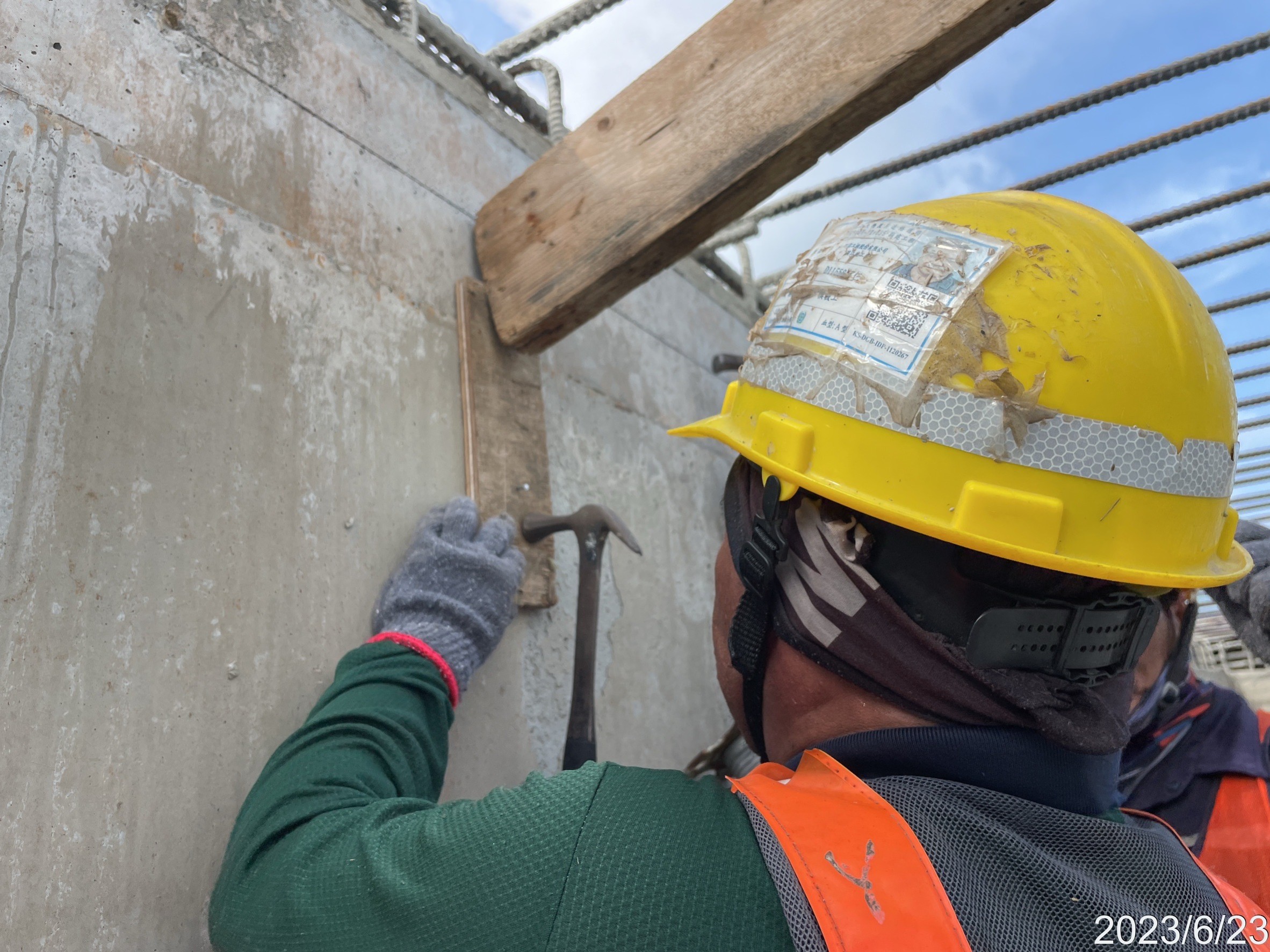 L03-1場撐段頂版模板組立