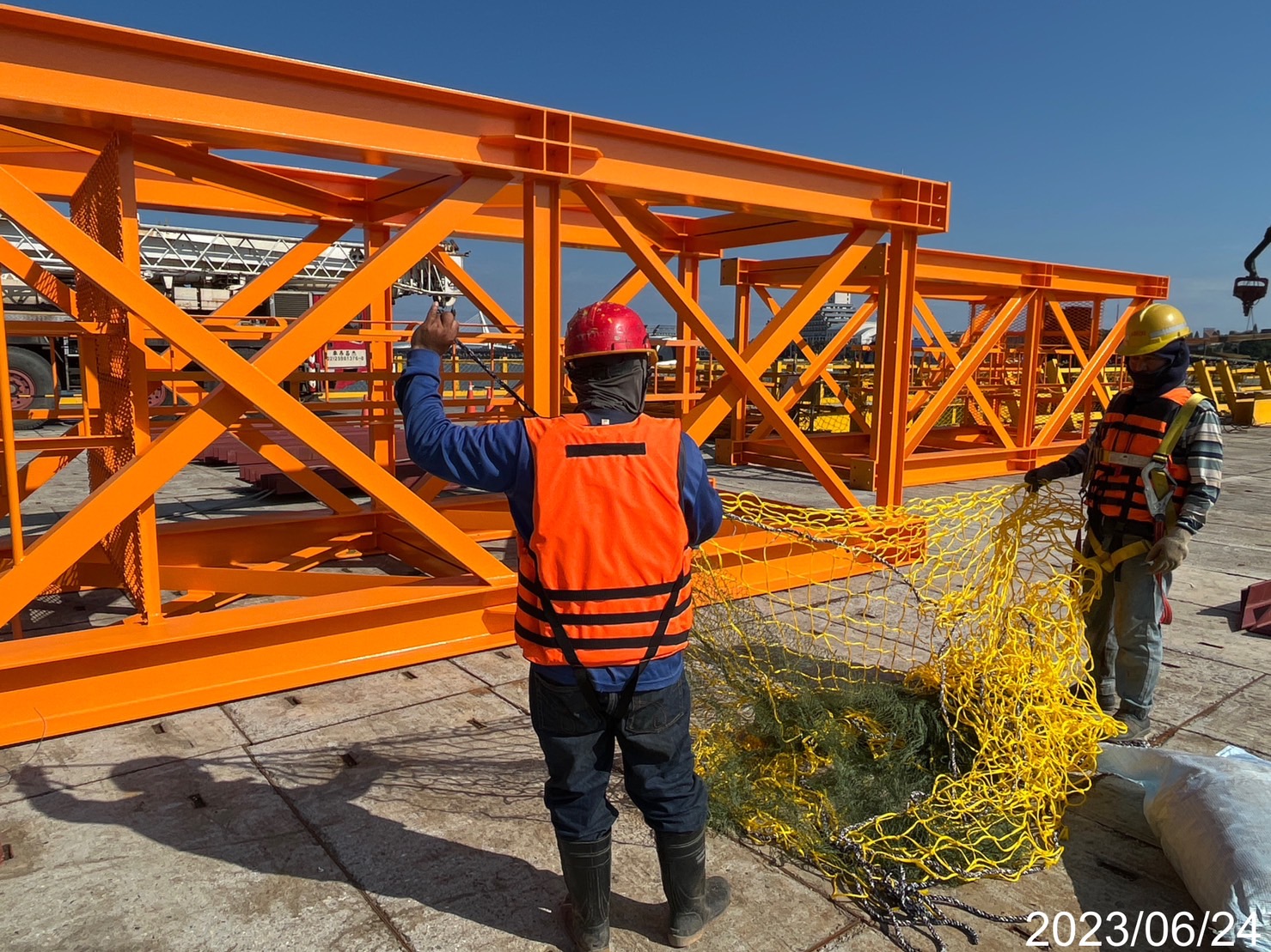 主橋塔安衞設施施作