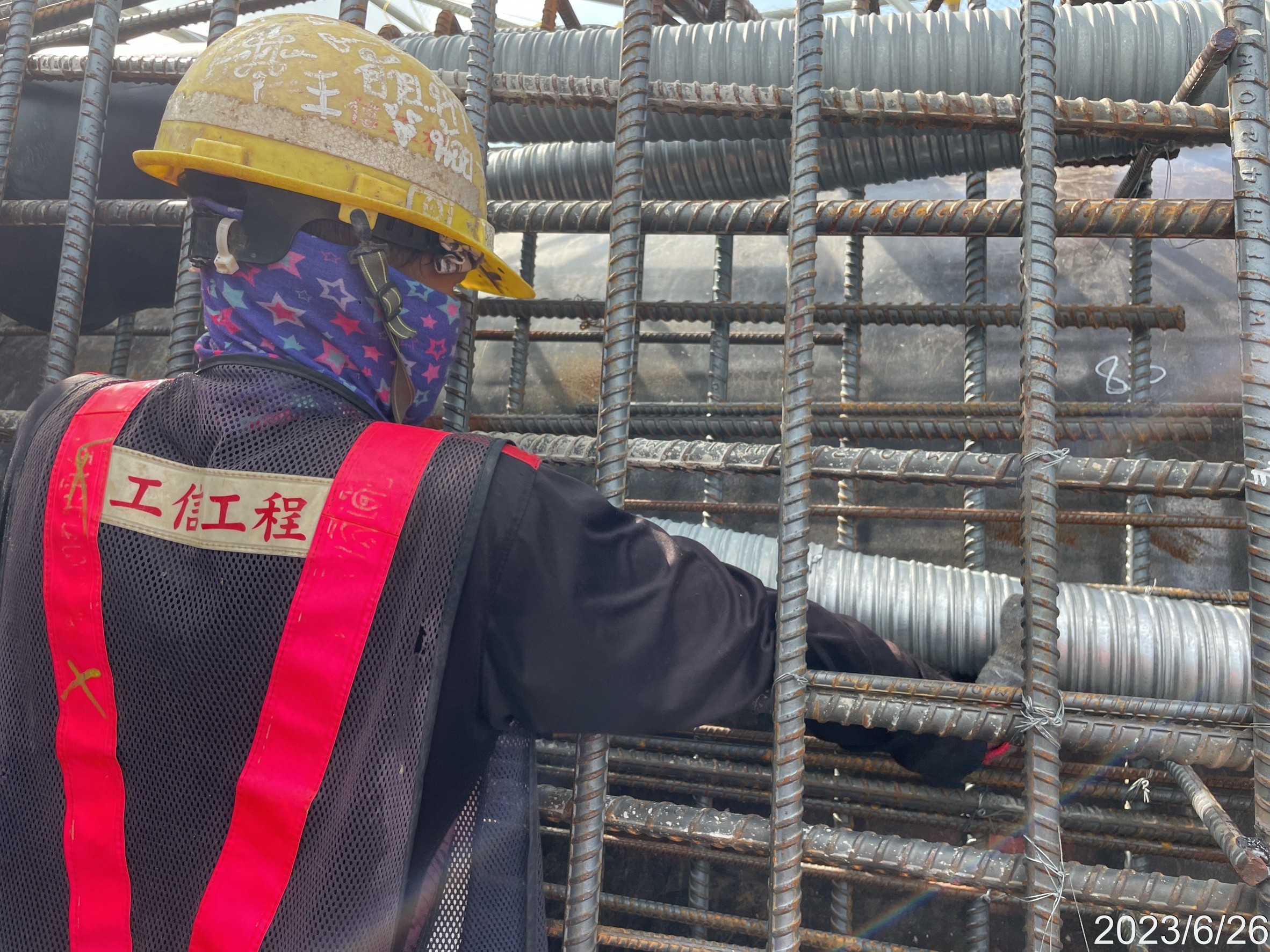 U2S-1場撐段預力套管施作