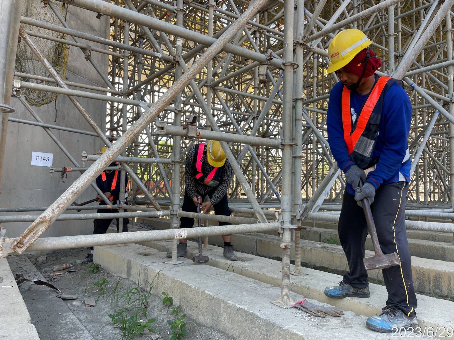 U3S-5場撐段支撐架降架