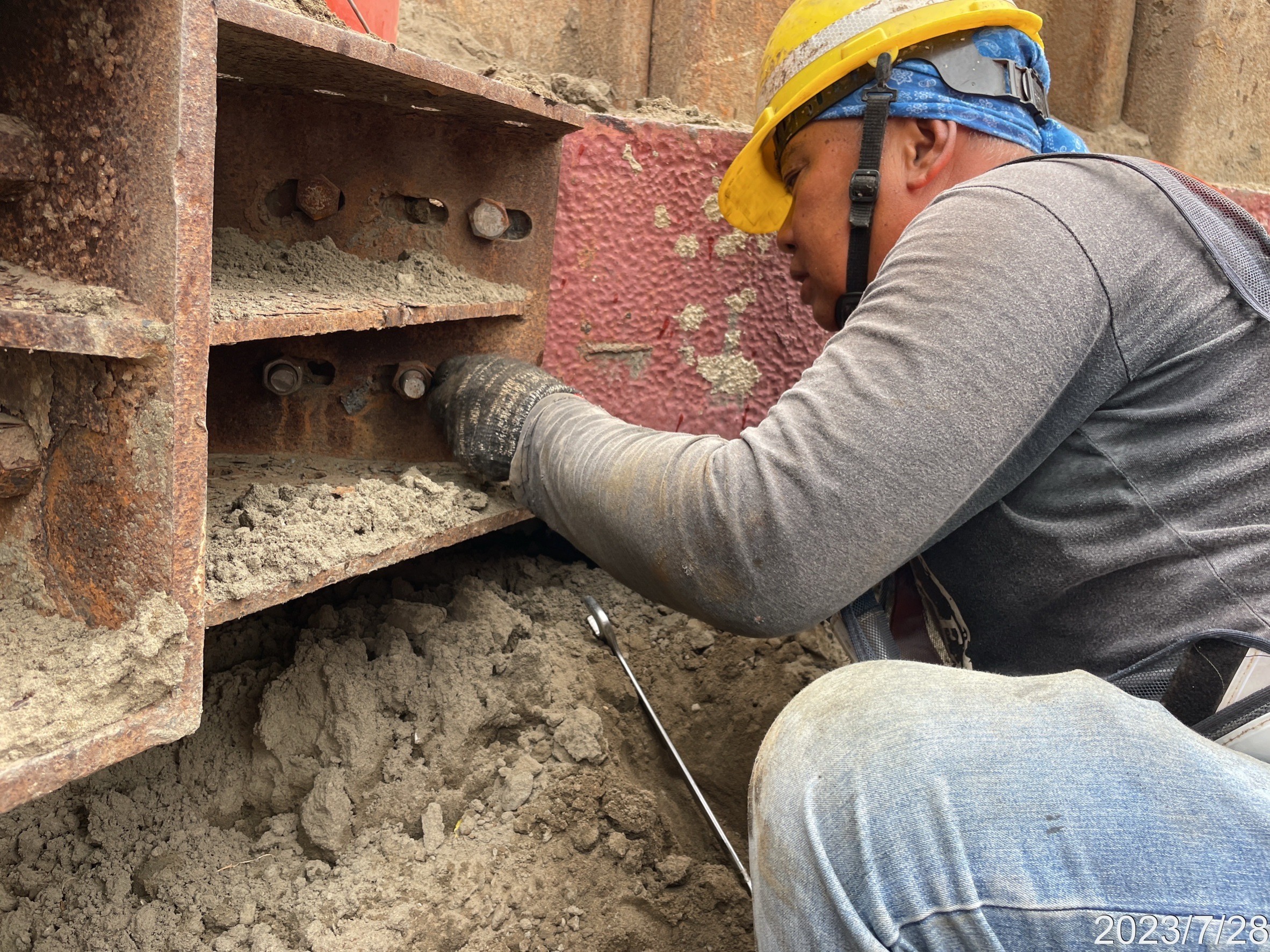 RR2P3水平安全支撐拆卸