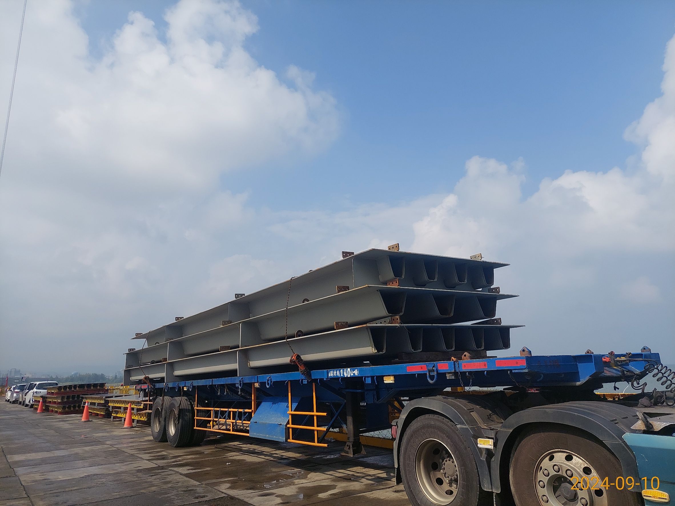 1B節塊構件(南下線)進料組裝