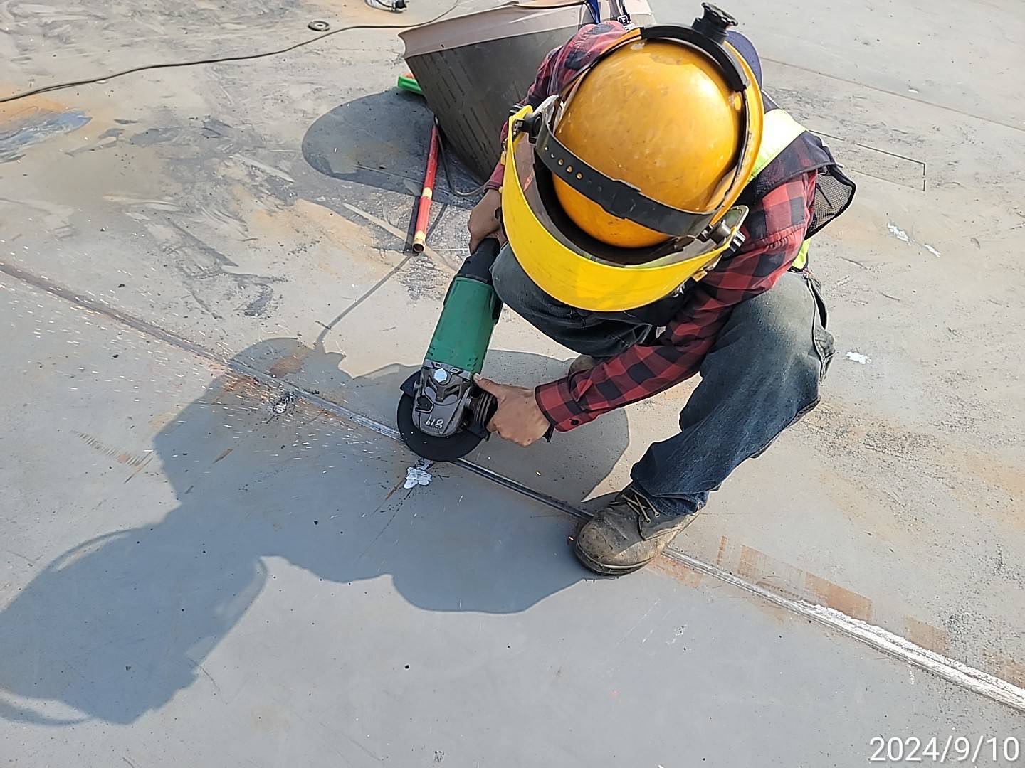 7T節塊銲道研磨