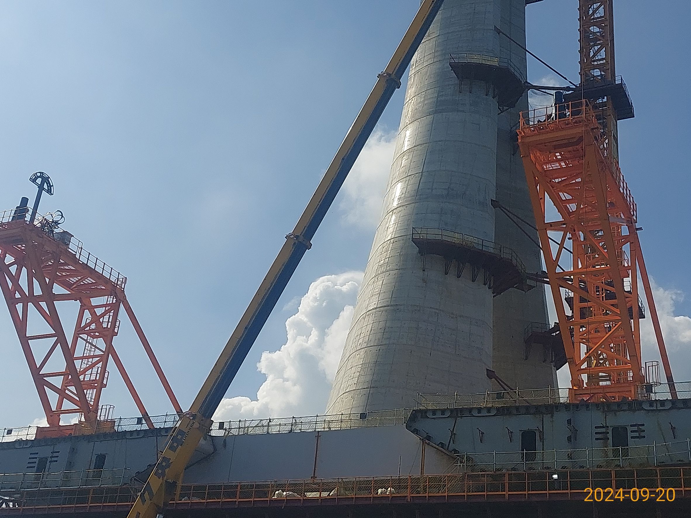 U10節塊HFR預力套管填充油脂