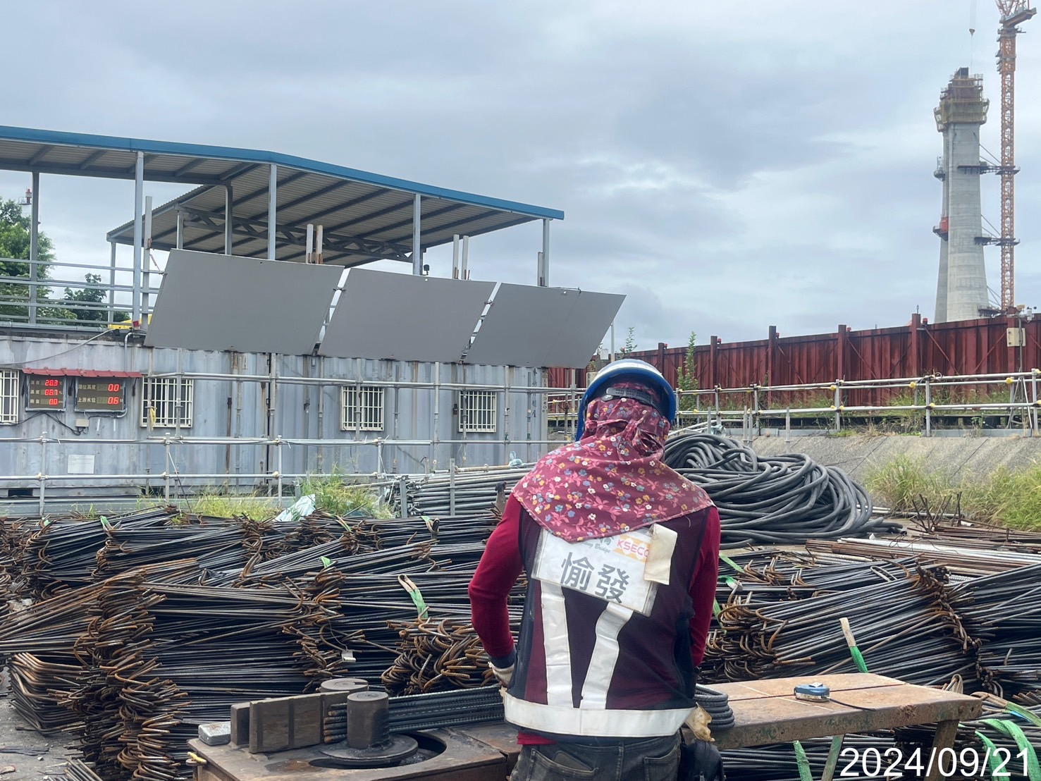 陸域段鋼筋加工