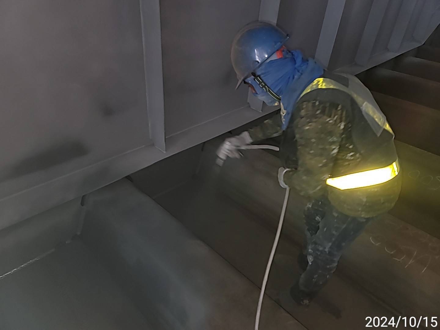 7T節塊塗裝作業