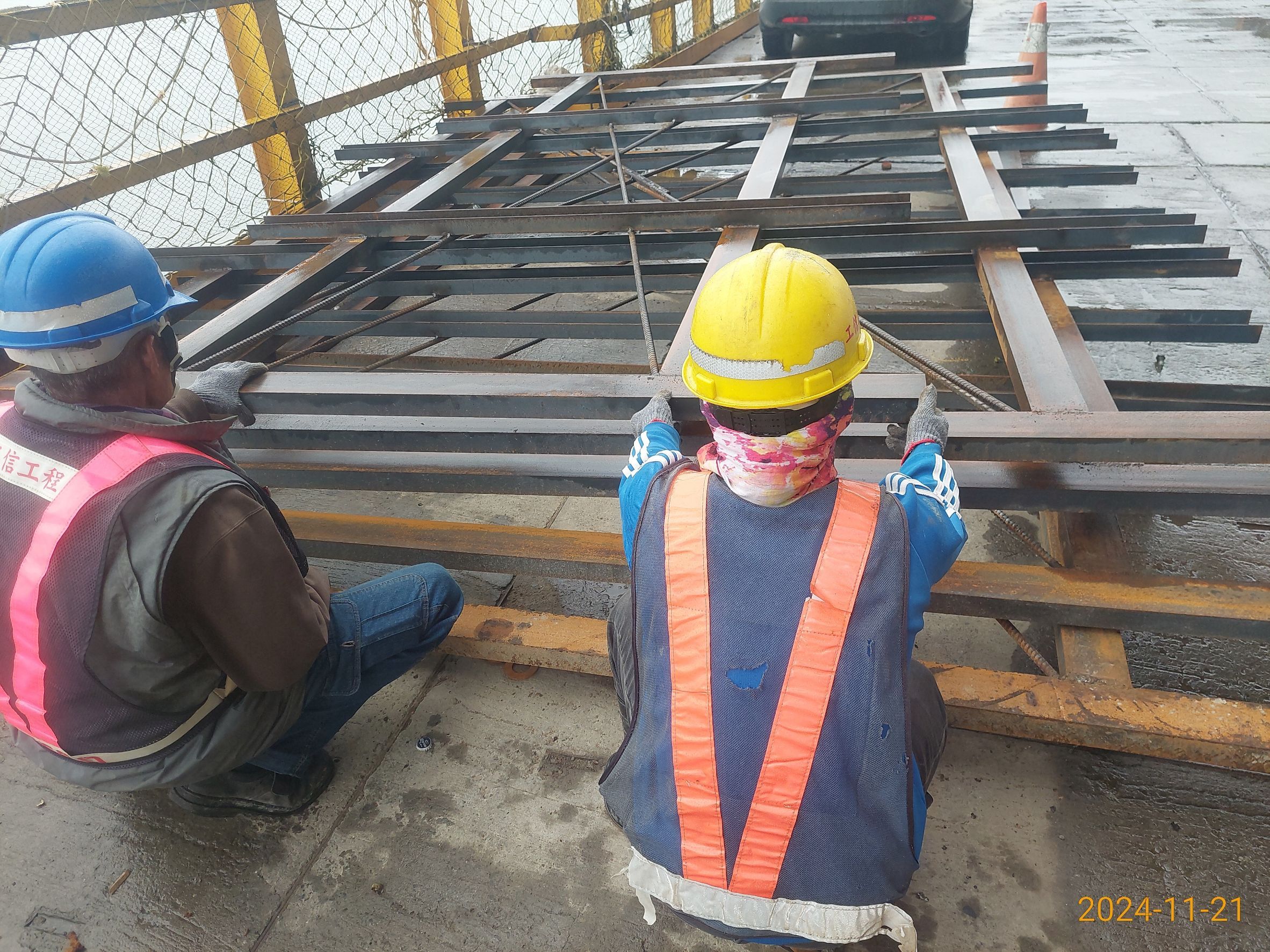 U36節塊鋼筋樣架施作