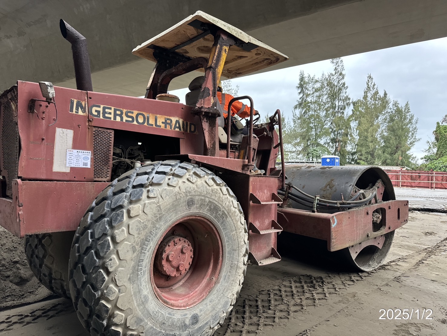 P5~P7施工便道改道整地作業