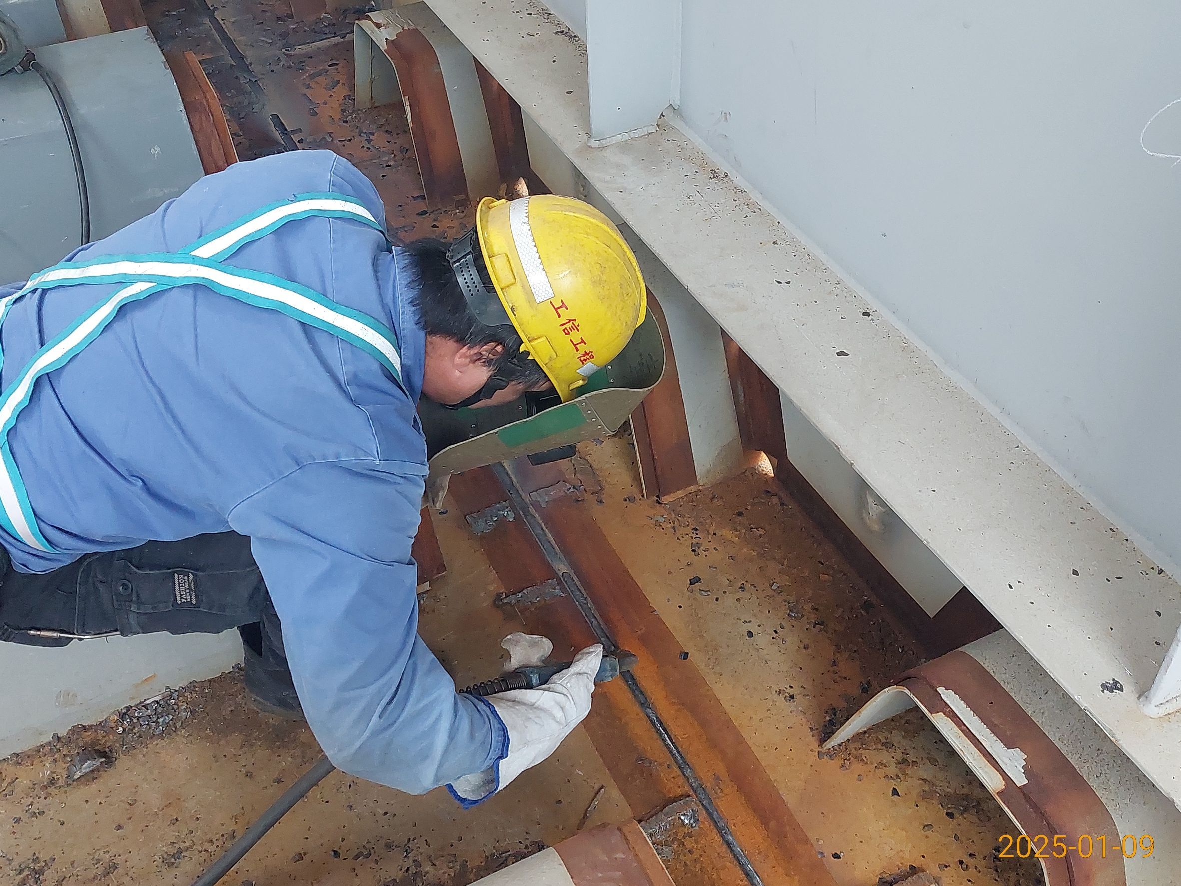 3T4T節塊端口研磨及電銲