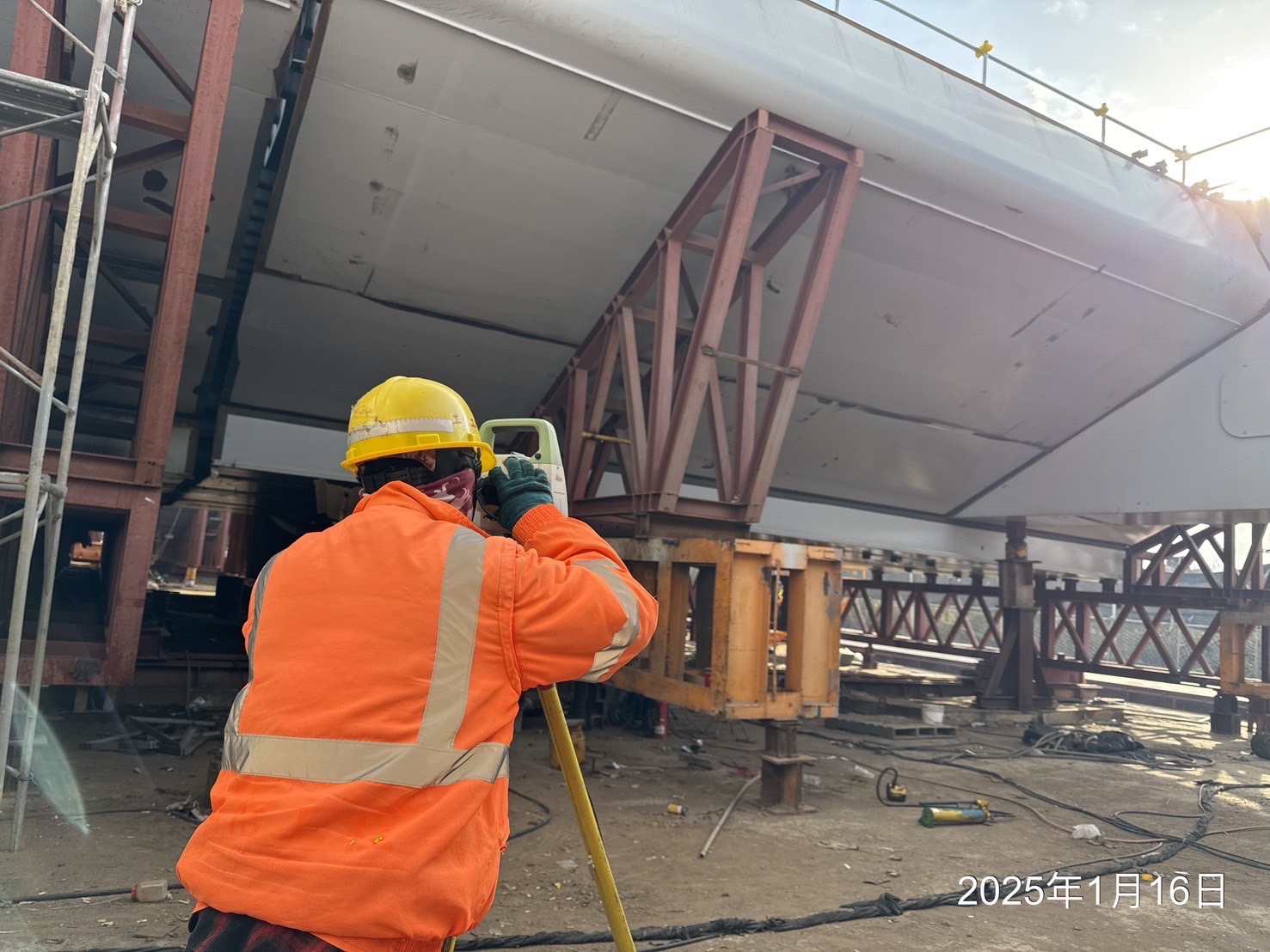 13B節塊調整作業。