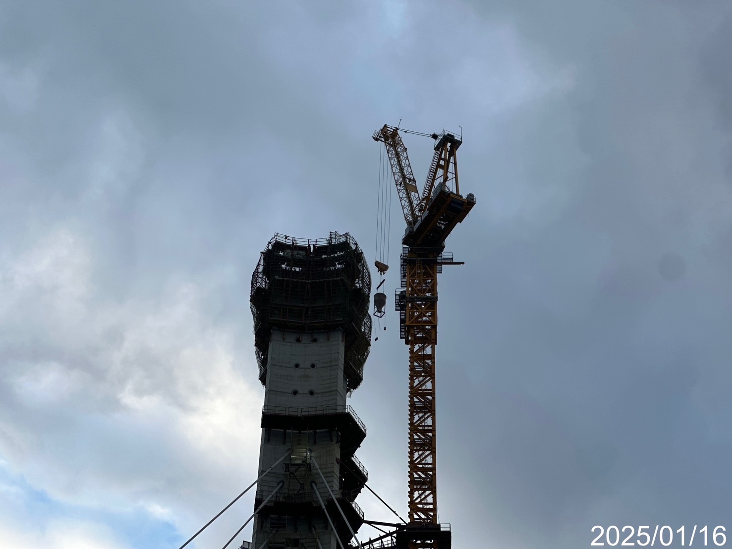 U41節塊混凝土澆置