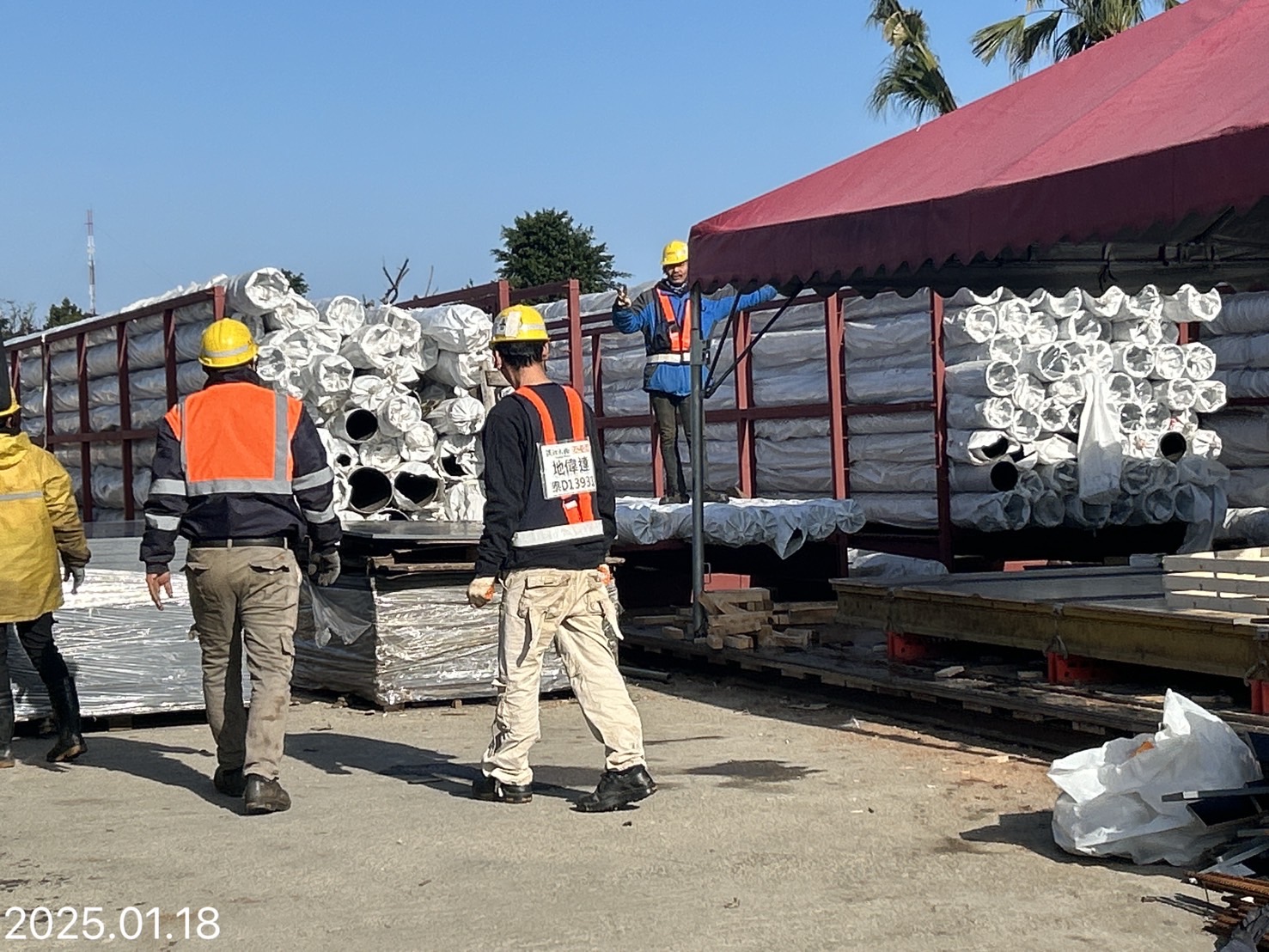 T05斜索施拉前置作業