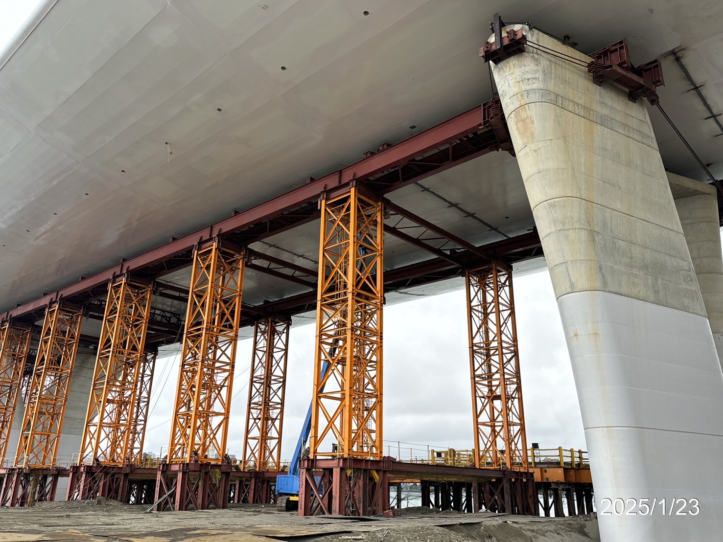 重型支撐架拆卸作業